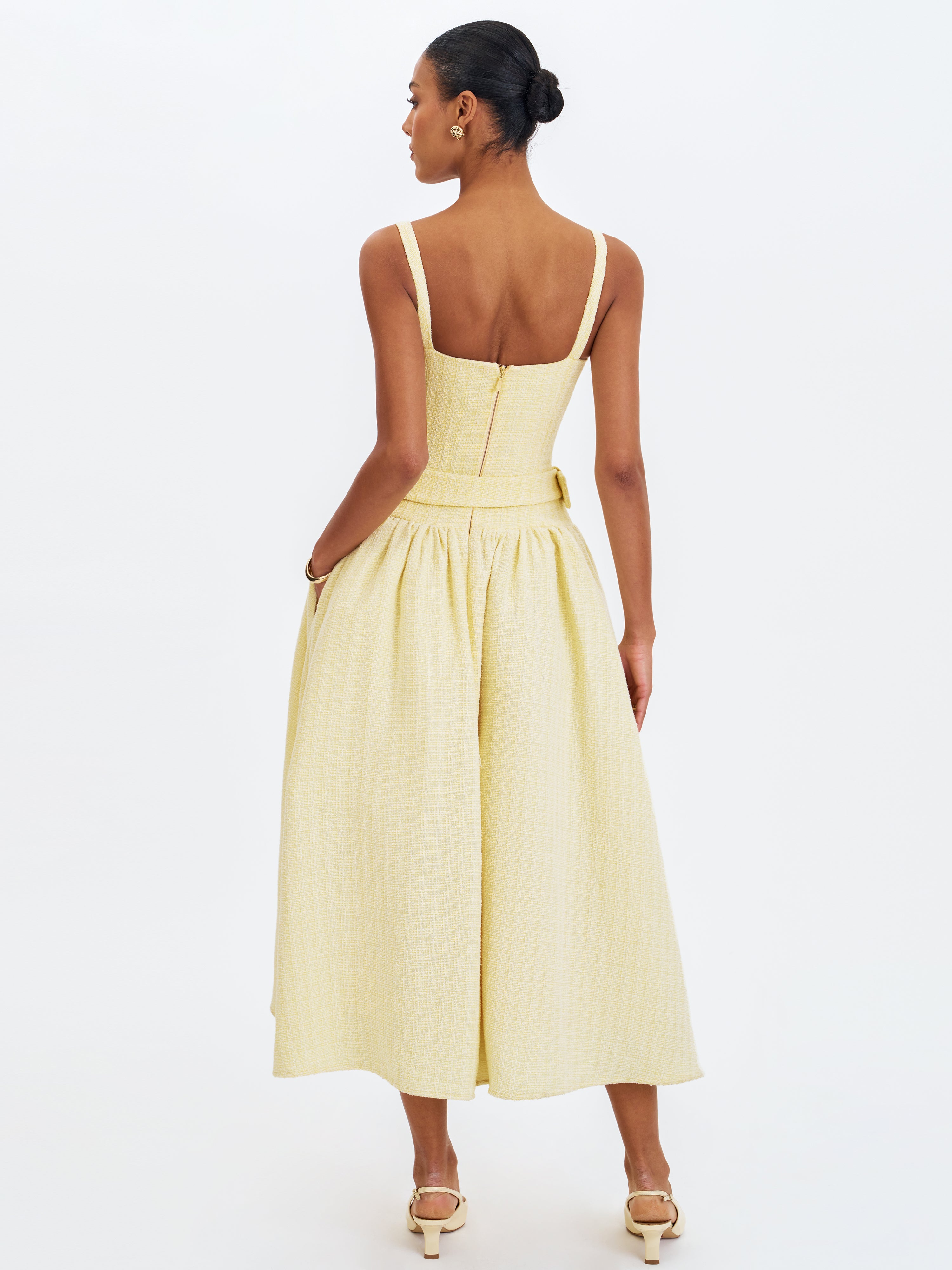 Butter yellow dress