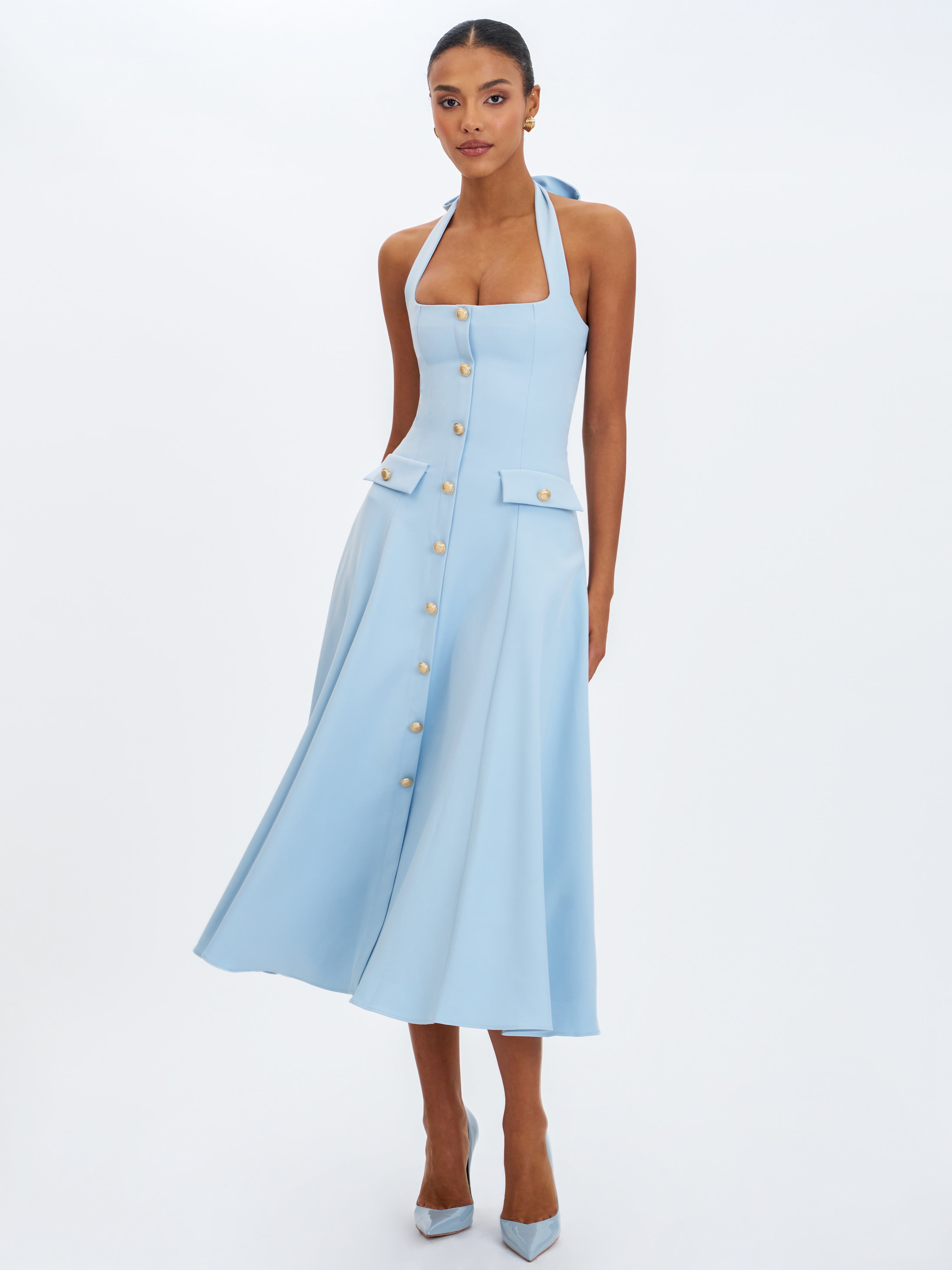 Halter A-Line midi