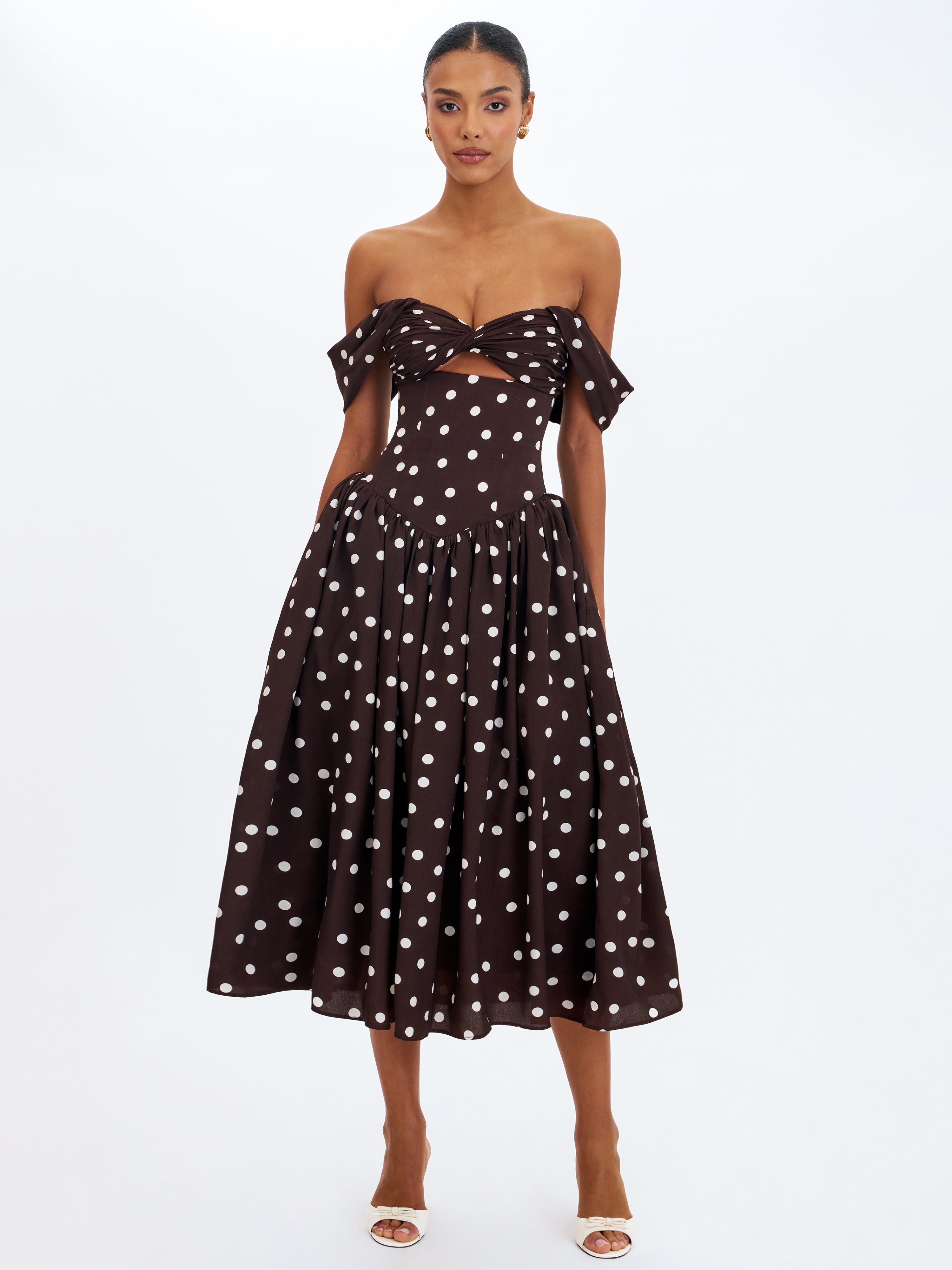 xandie robe midi elegante