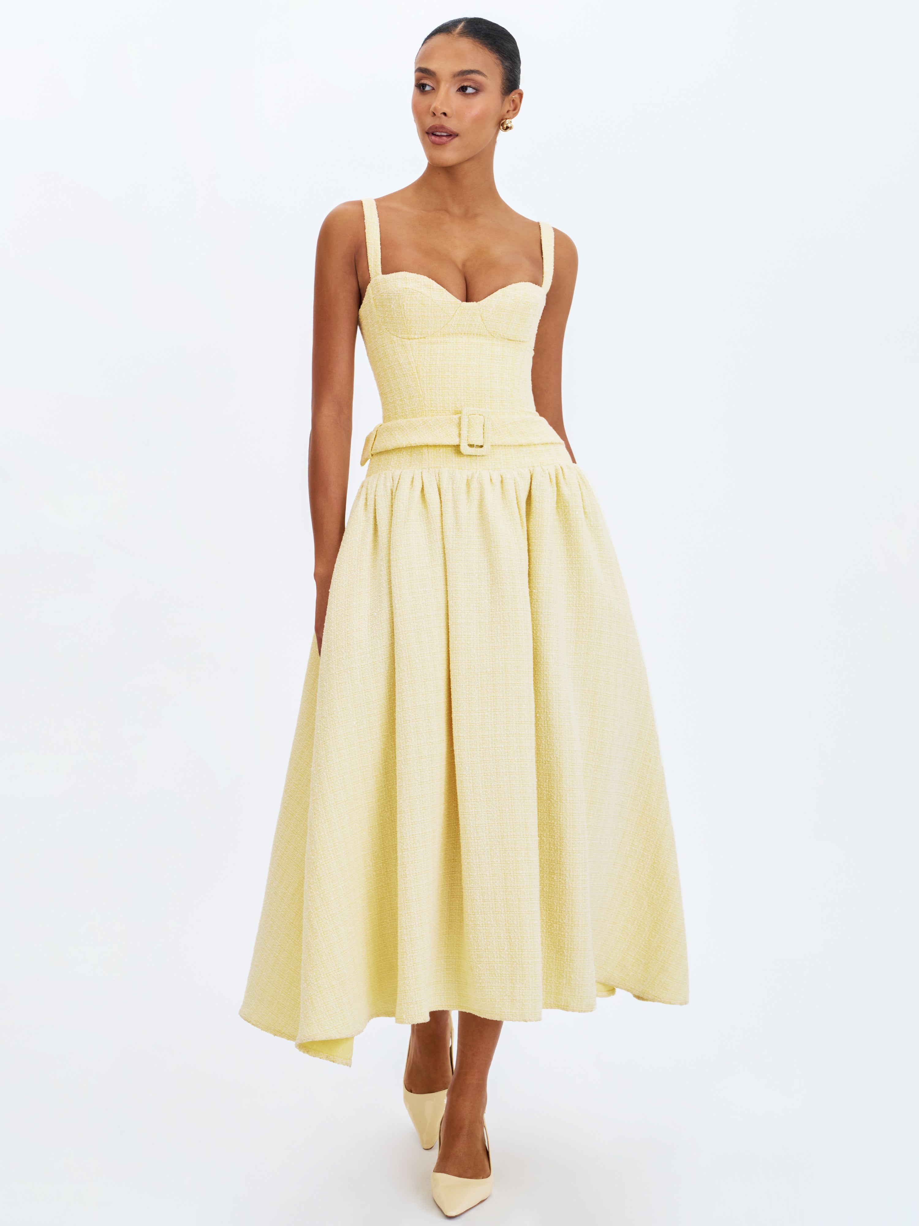 robe printemps jaune