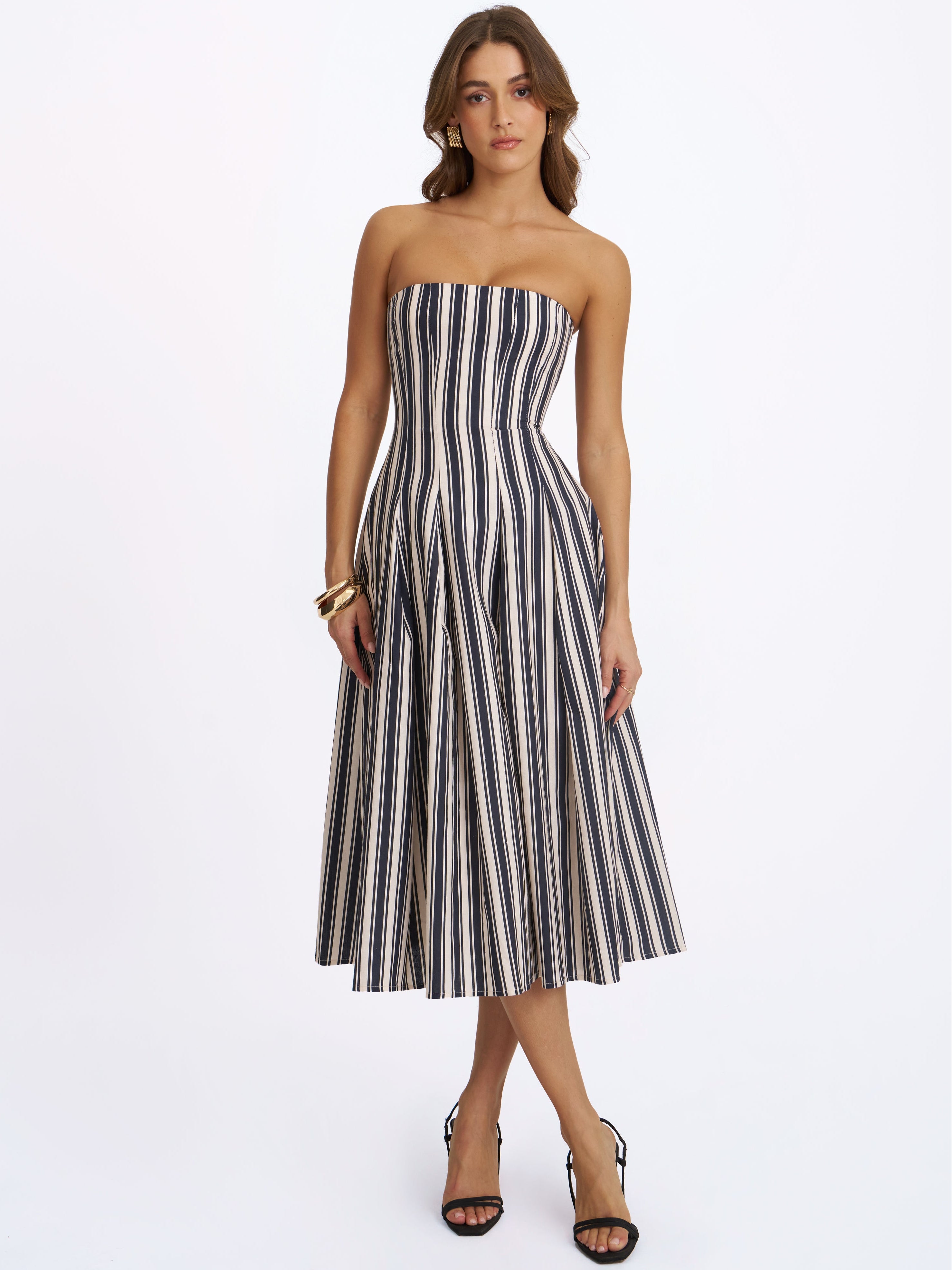 robe Wyanne noire et blanche