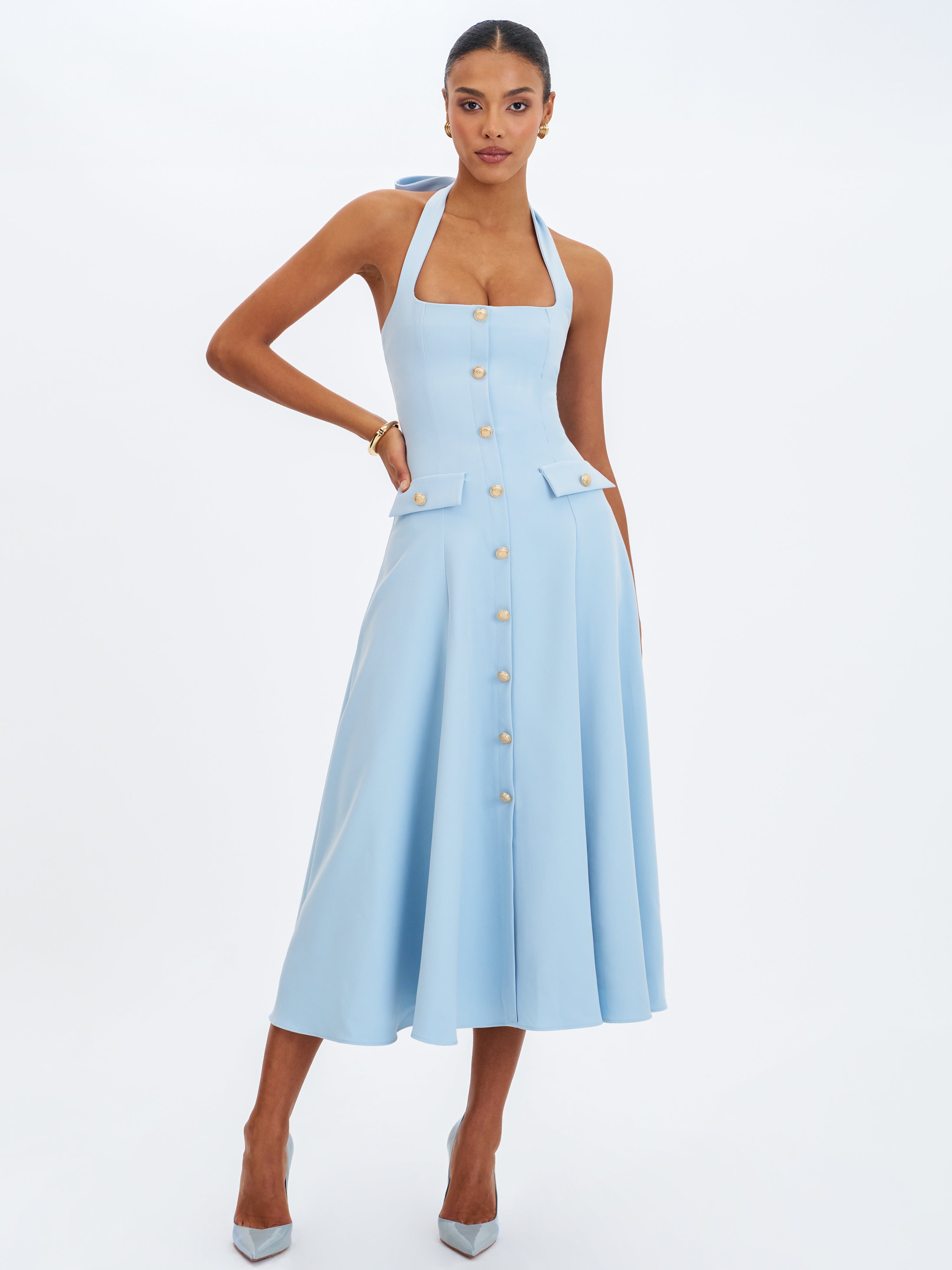 robe Gillian Mist Blue