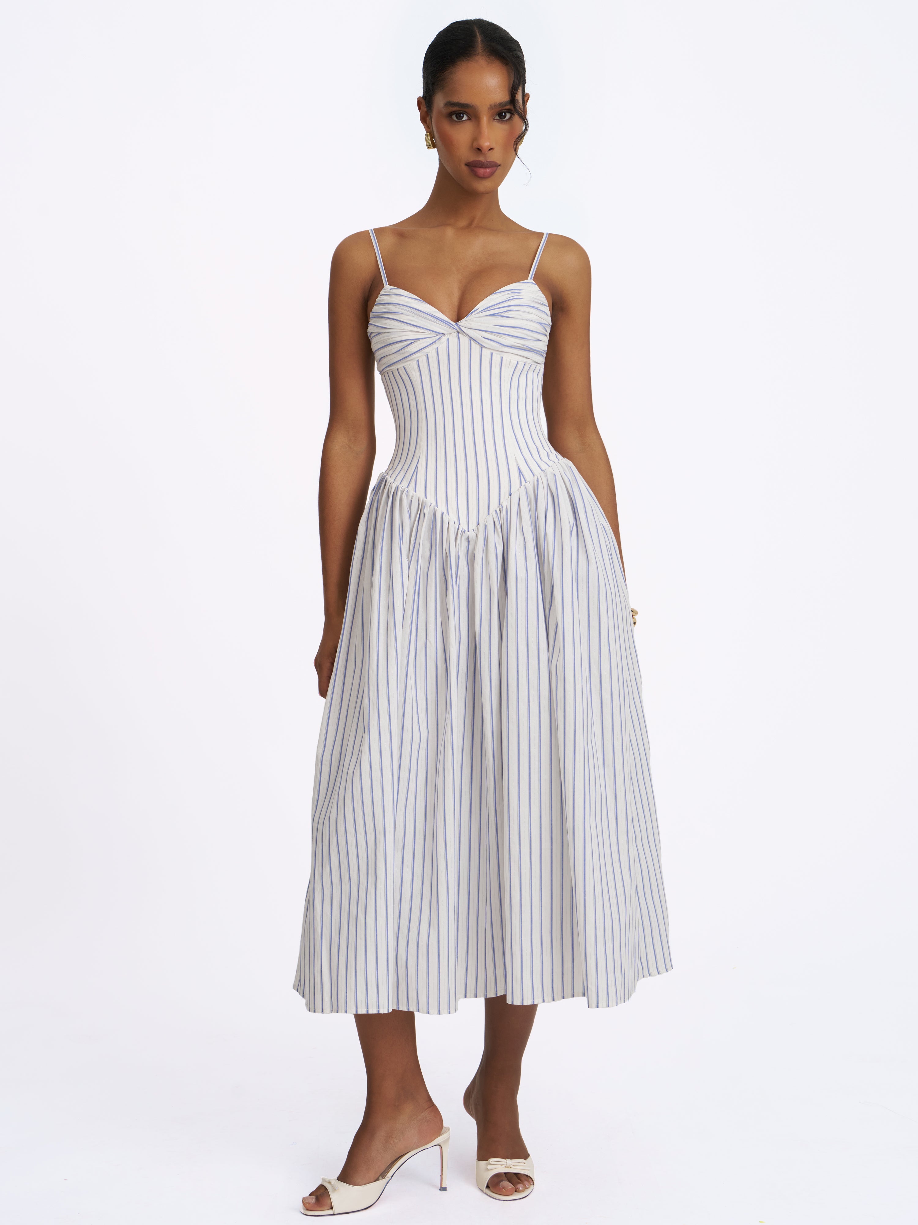 robe versatile rayée