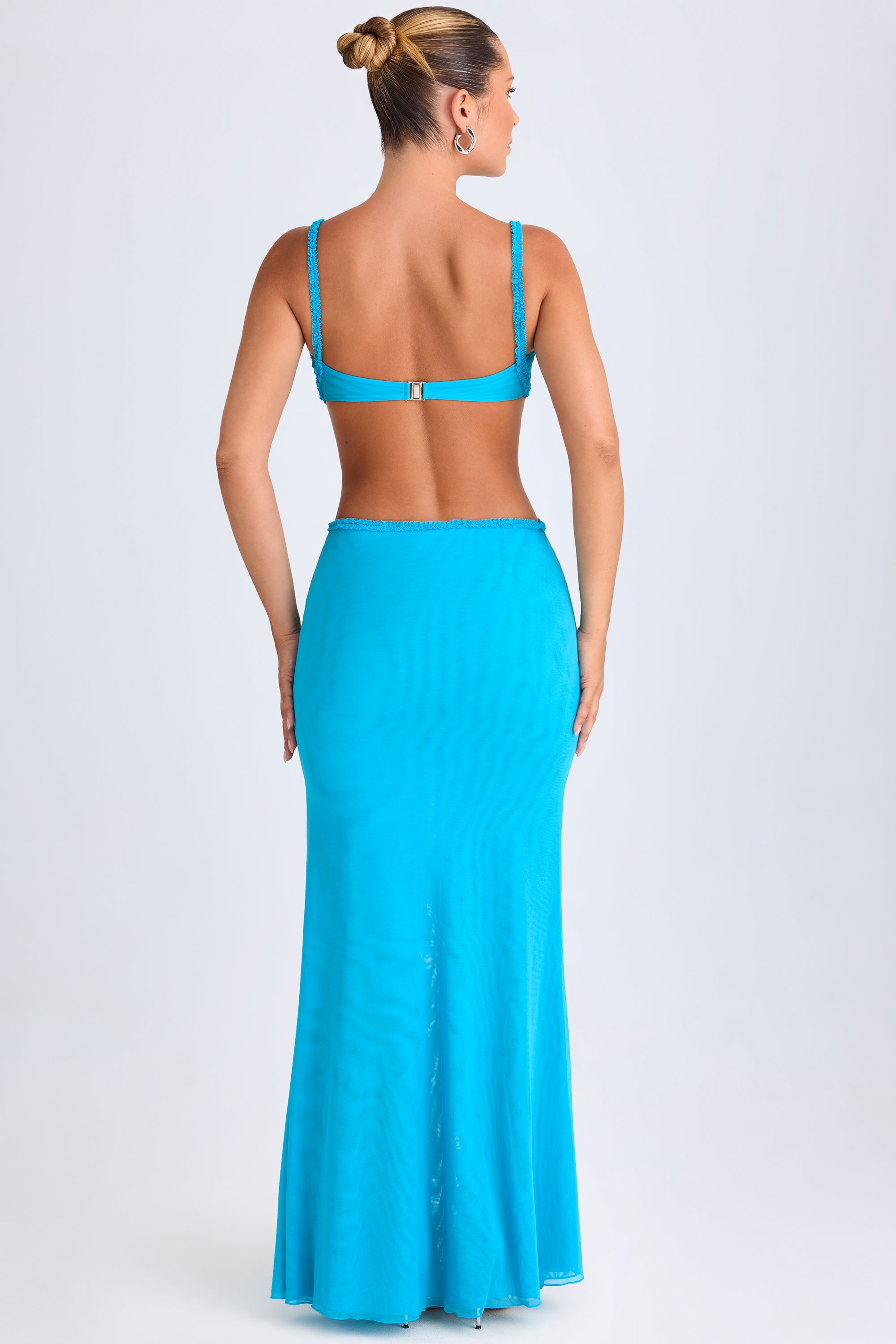 robe longue découpée
