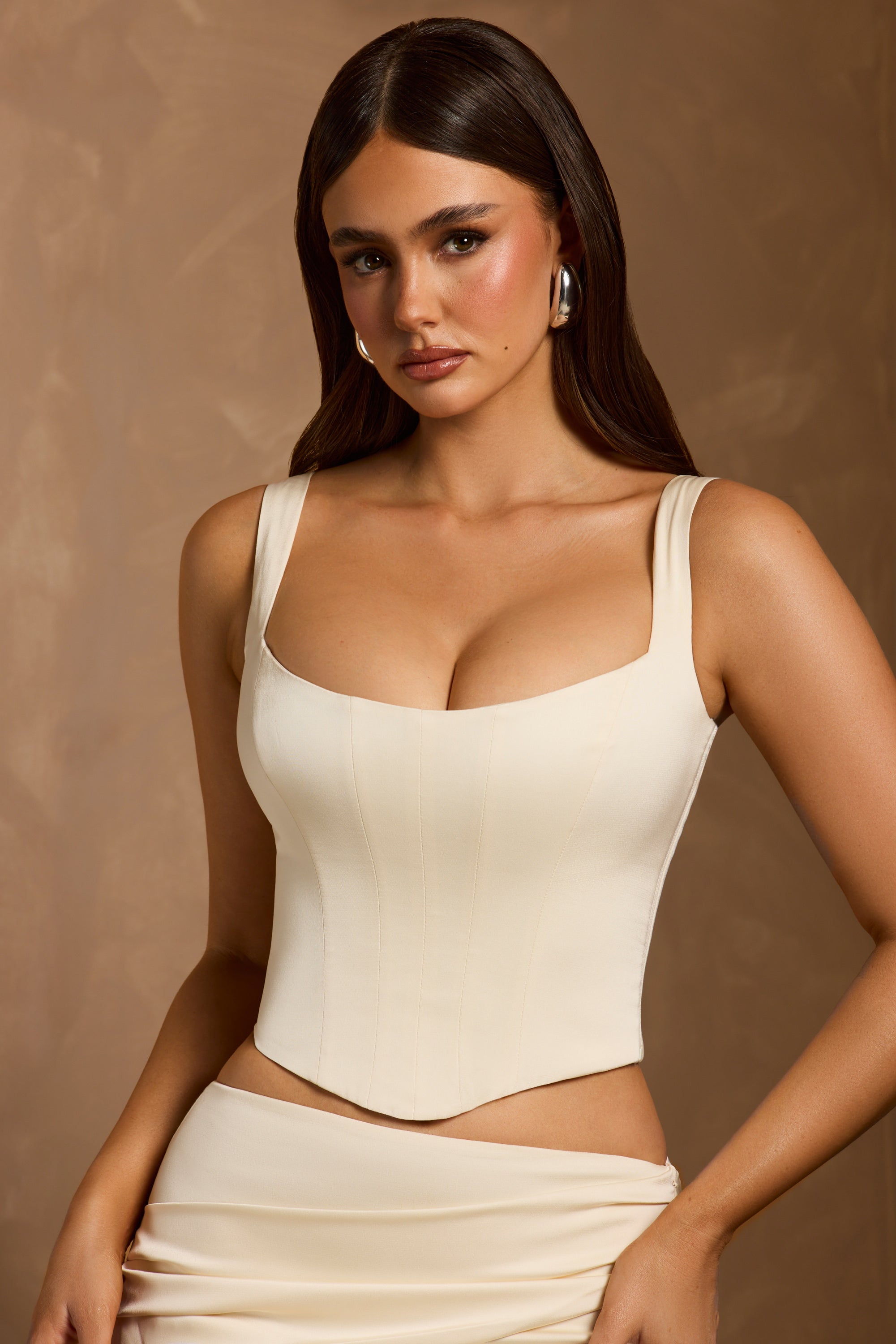 corset top ivoire