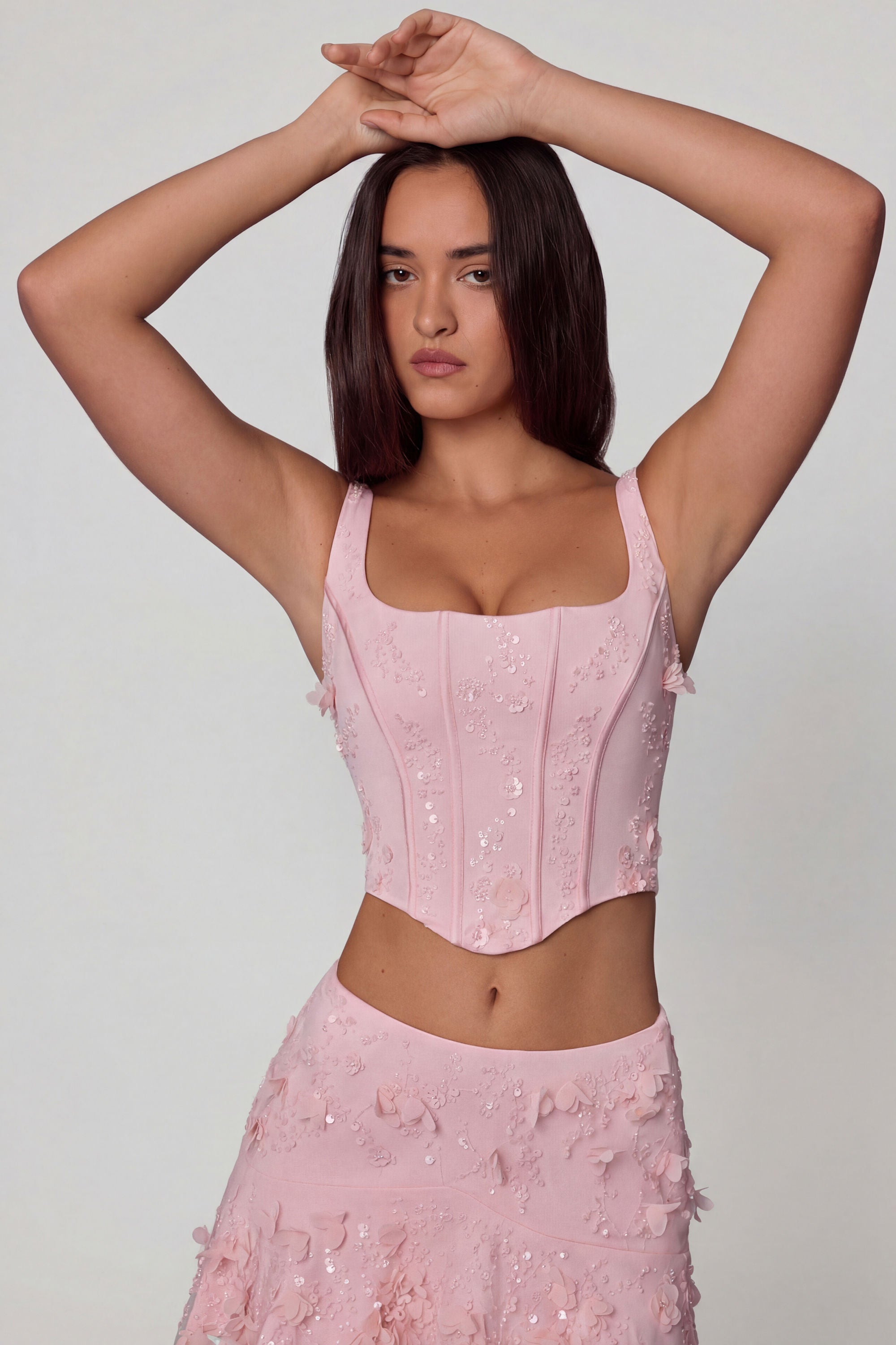 corset-dress en tulle