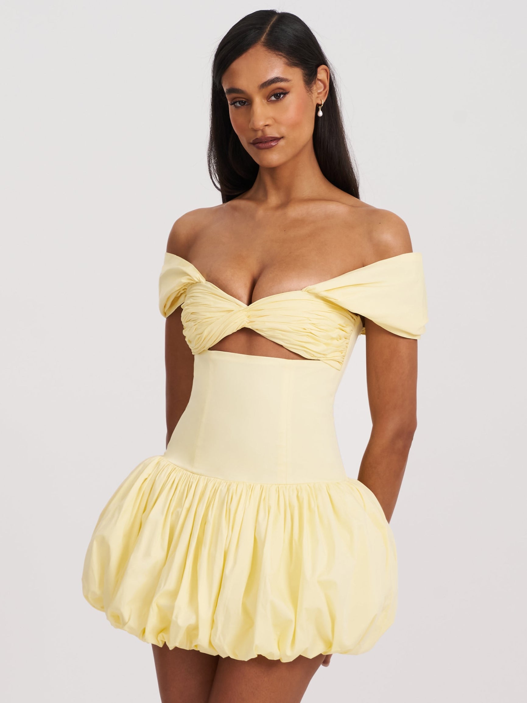 robe à ourlet à bulles
