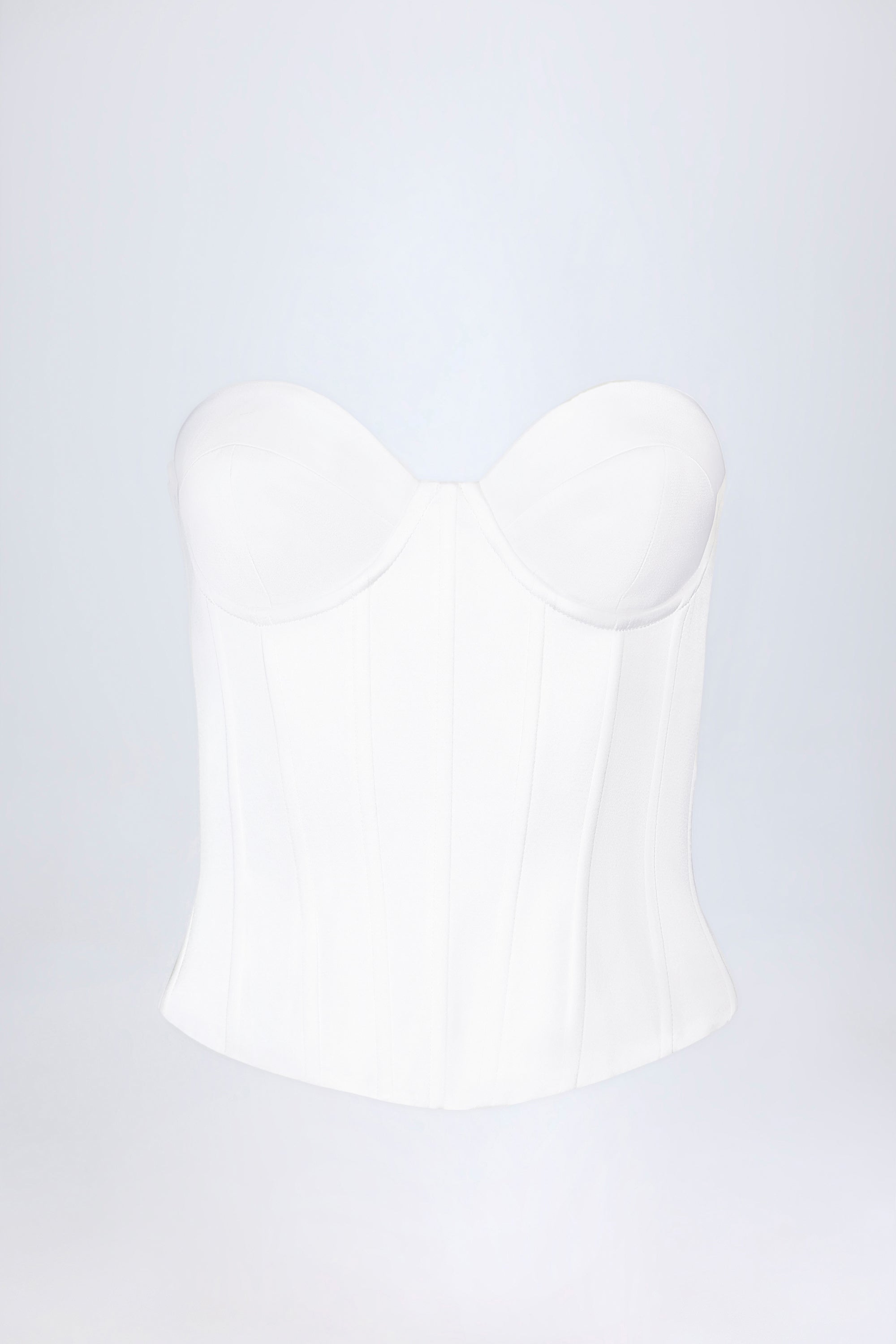 style corset blanc élégant