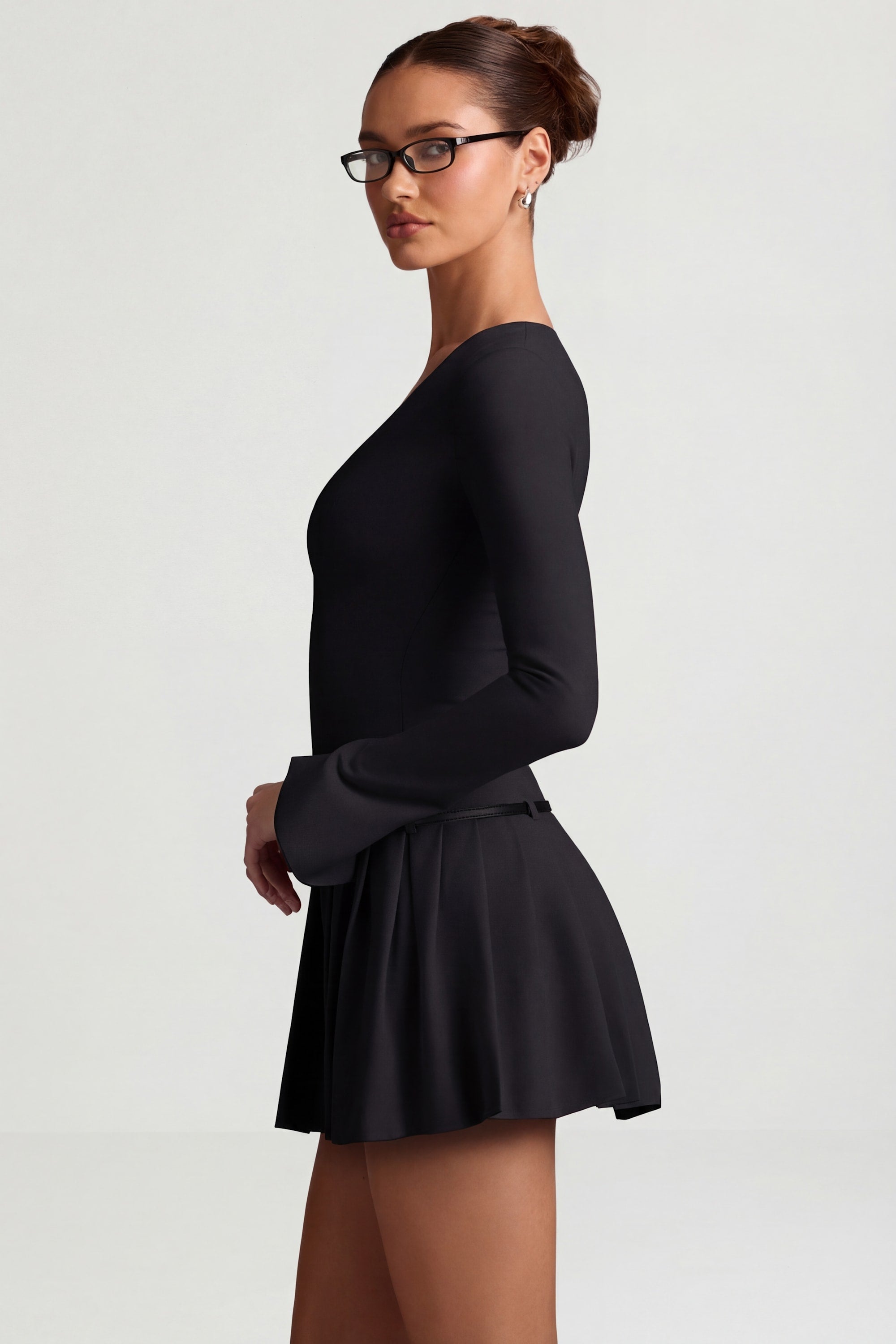 robe plissée élégante