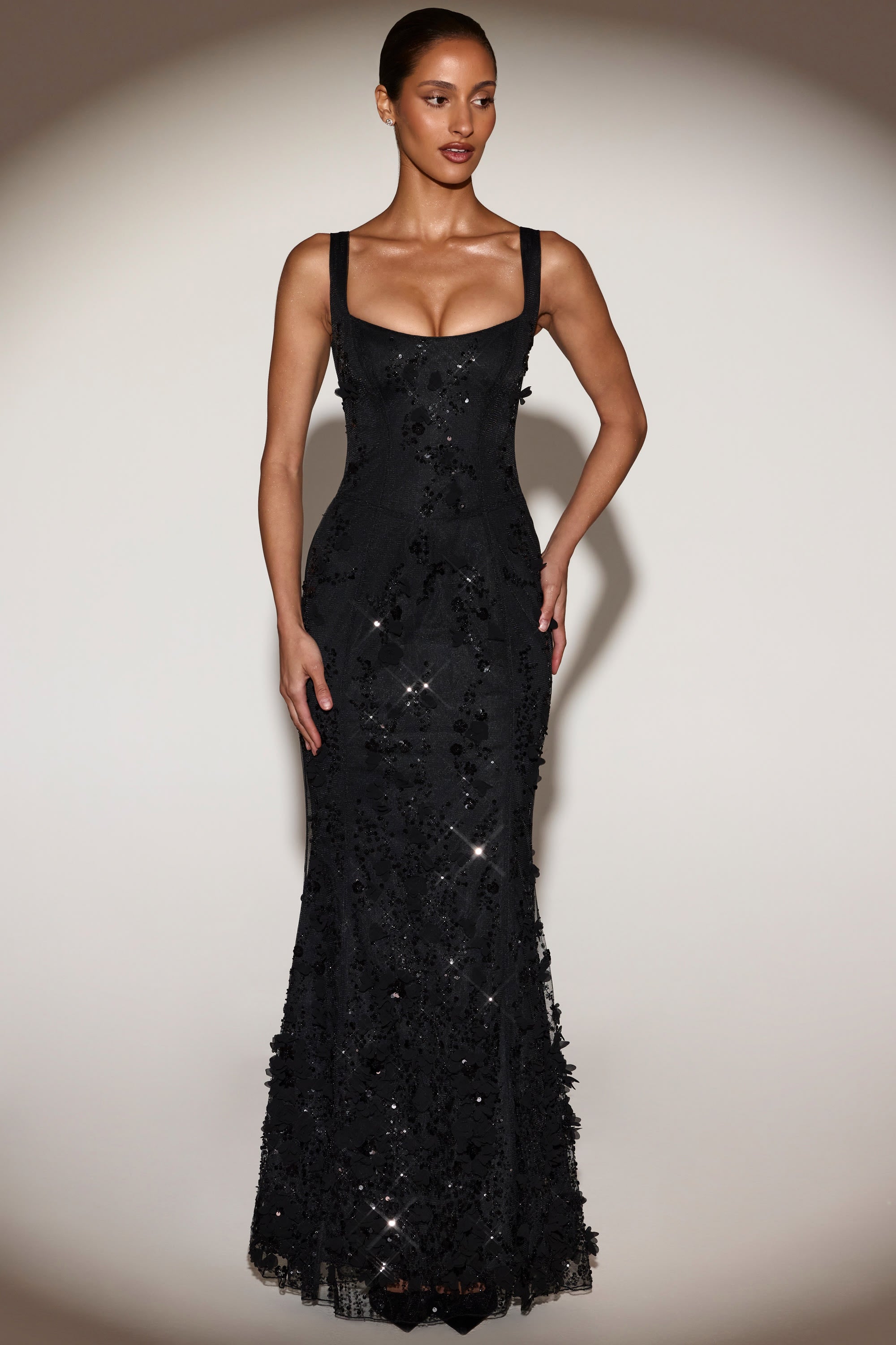 robe corset-dress noire