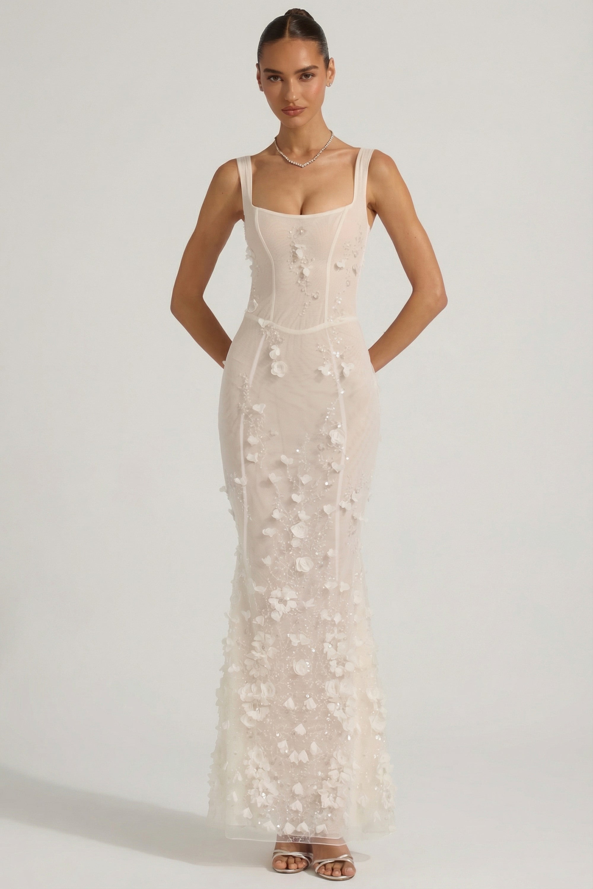 robe corset embellie