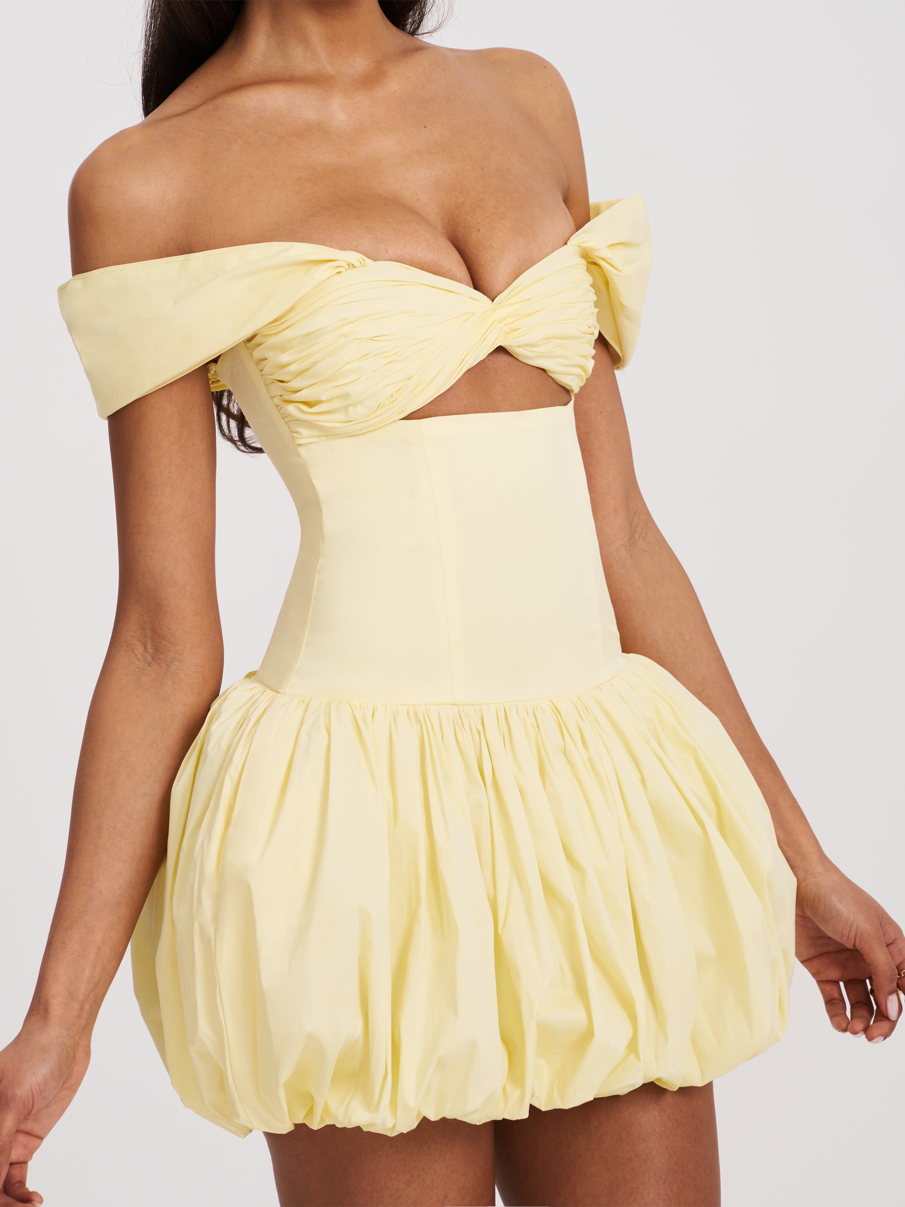 robe chic jaune