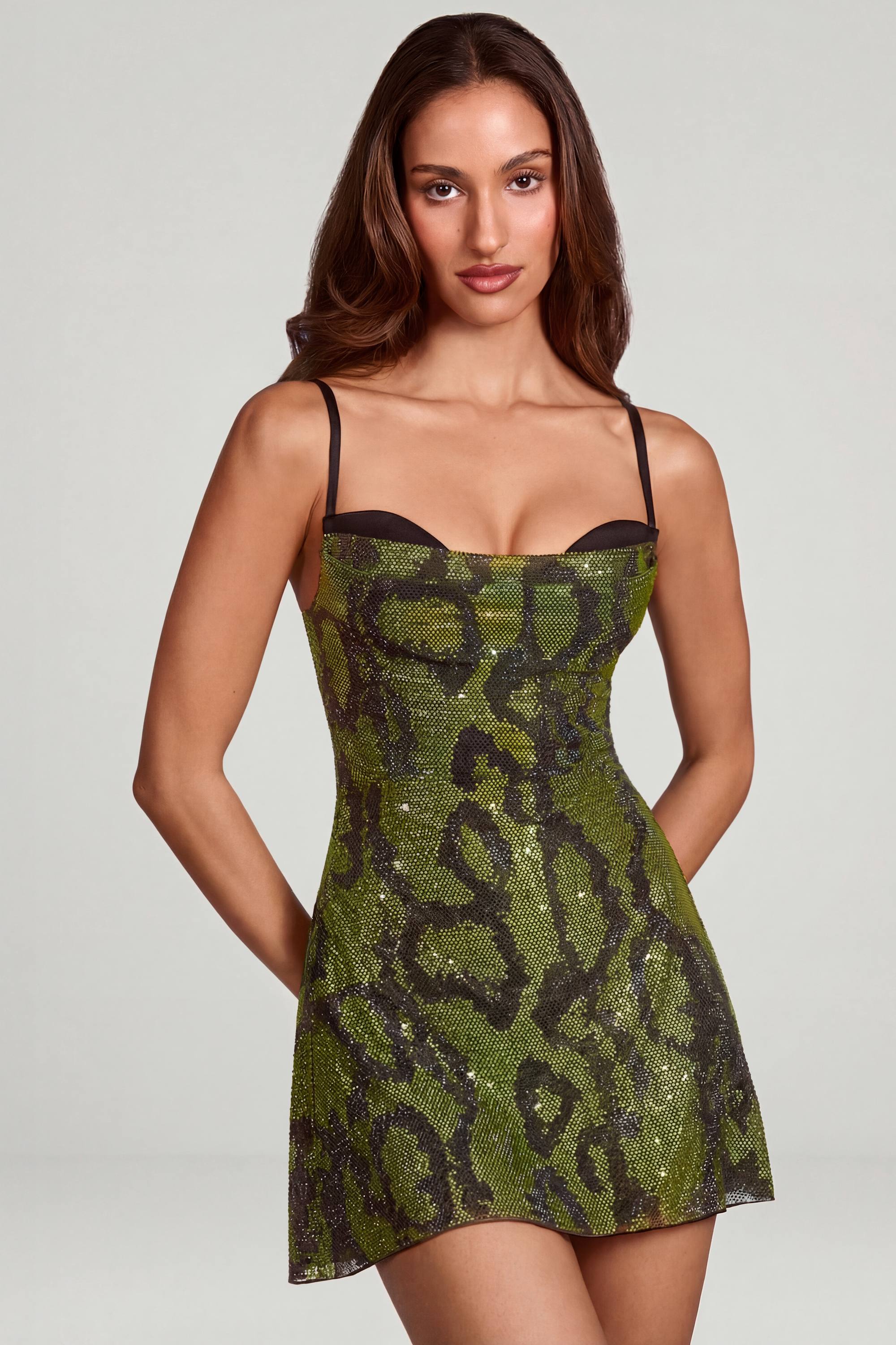 robe unique serpent vert