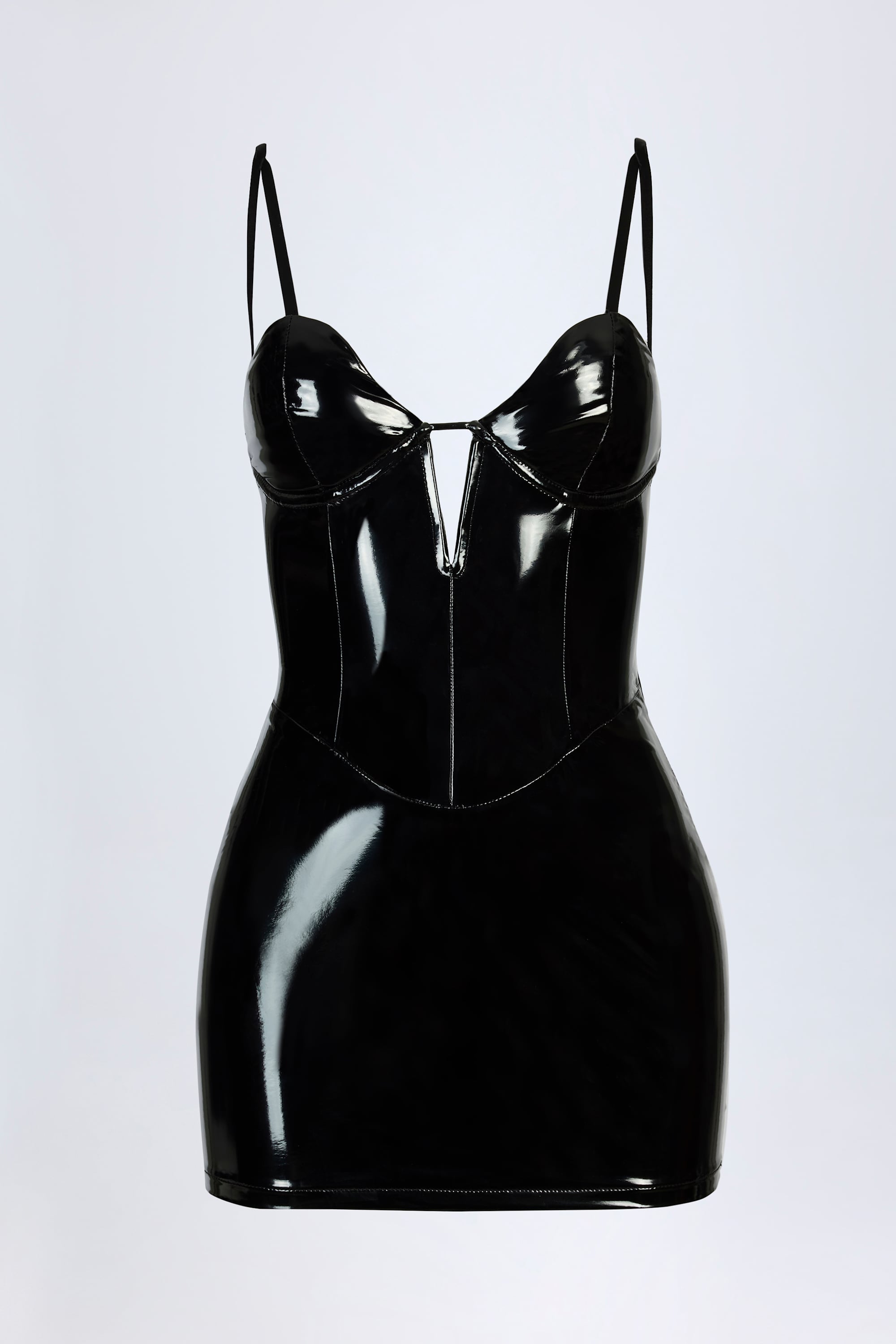 robe mi-longueur vinyle