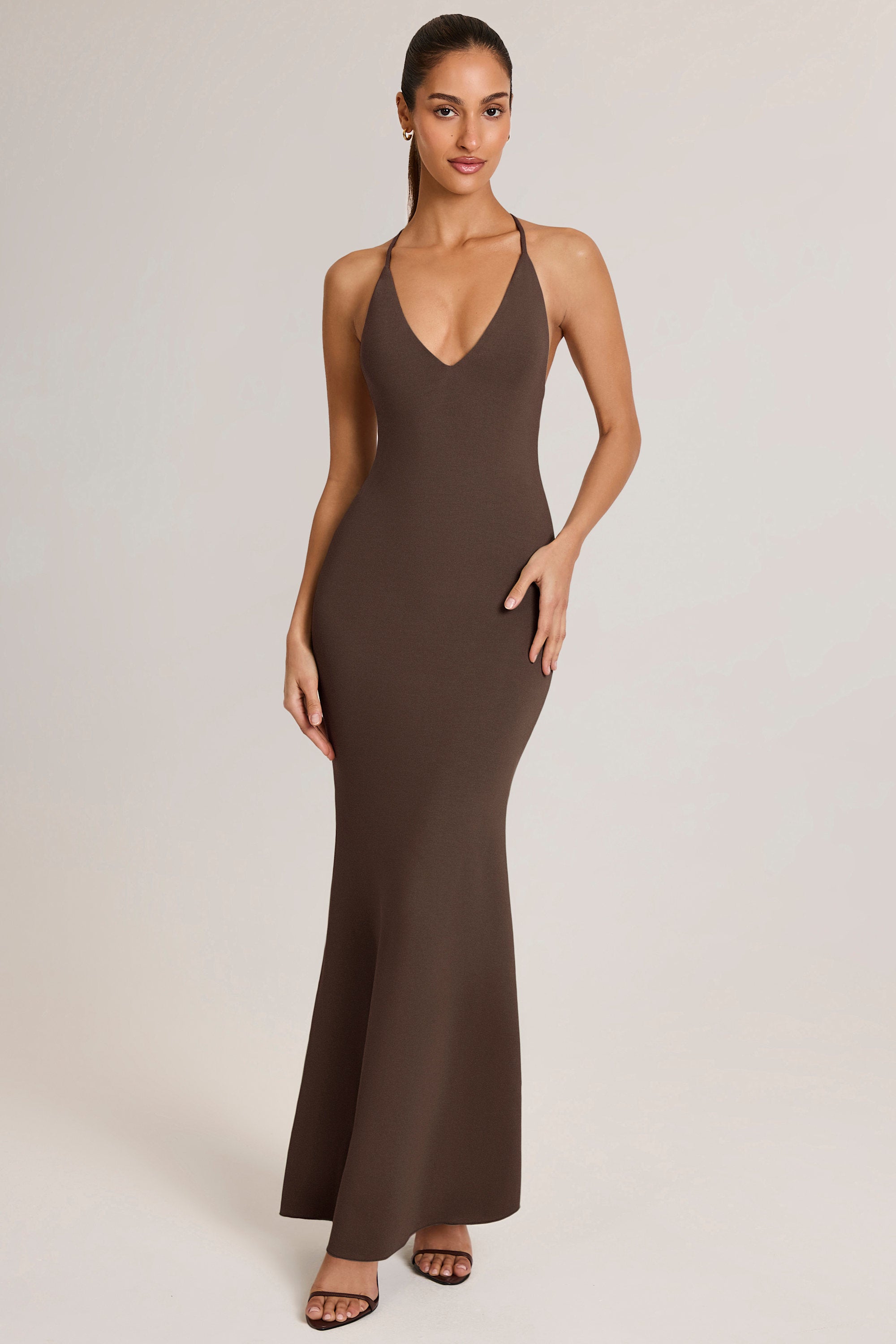 robe plongeante élégante