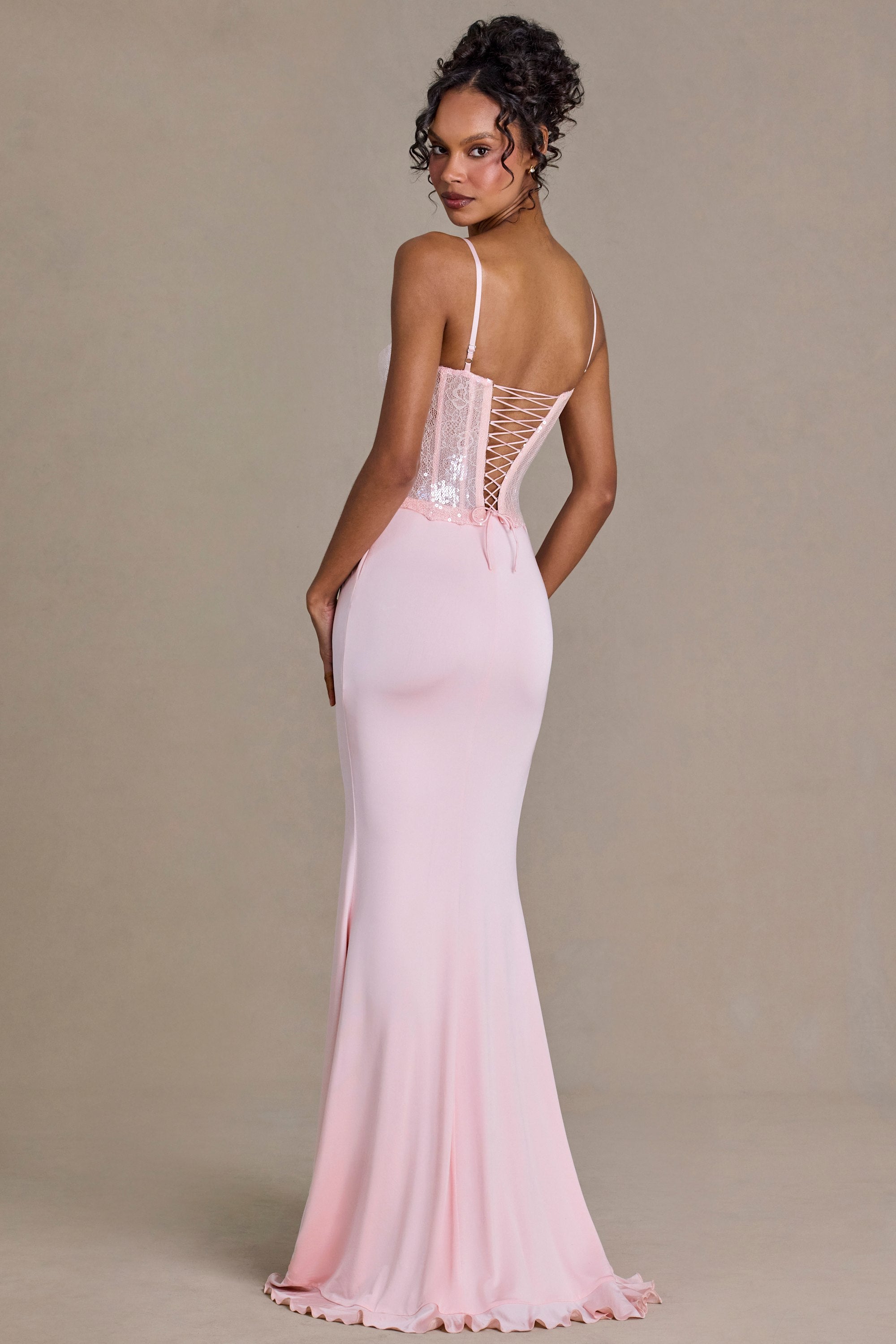robe corset dentelle