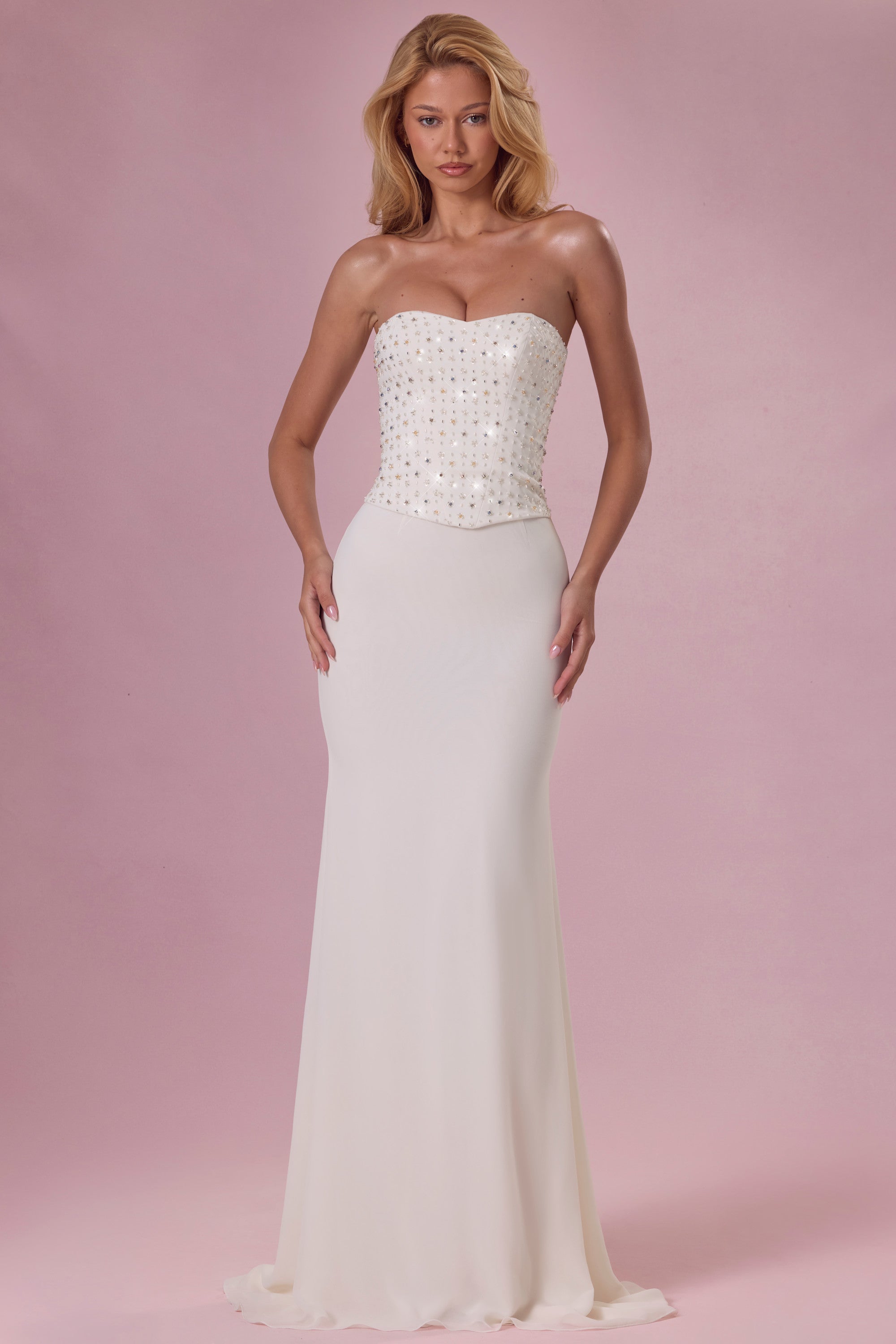 robe corset-dress ivoire