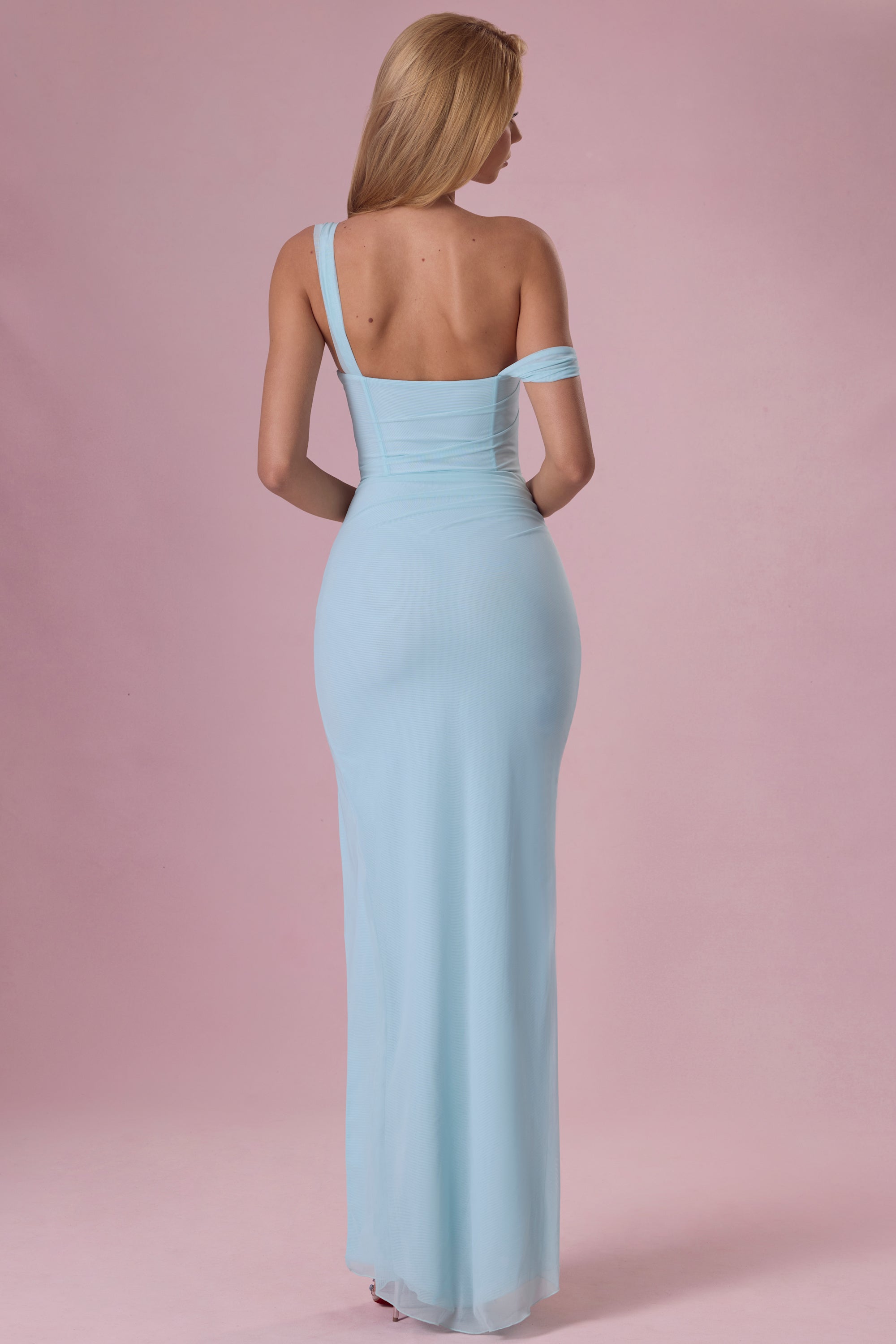 robe de soirée aqua