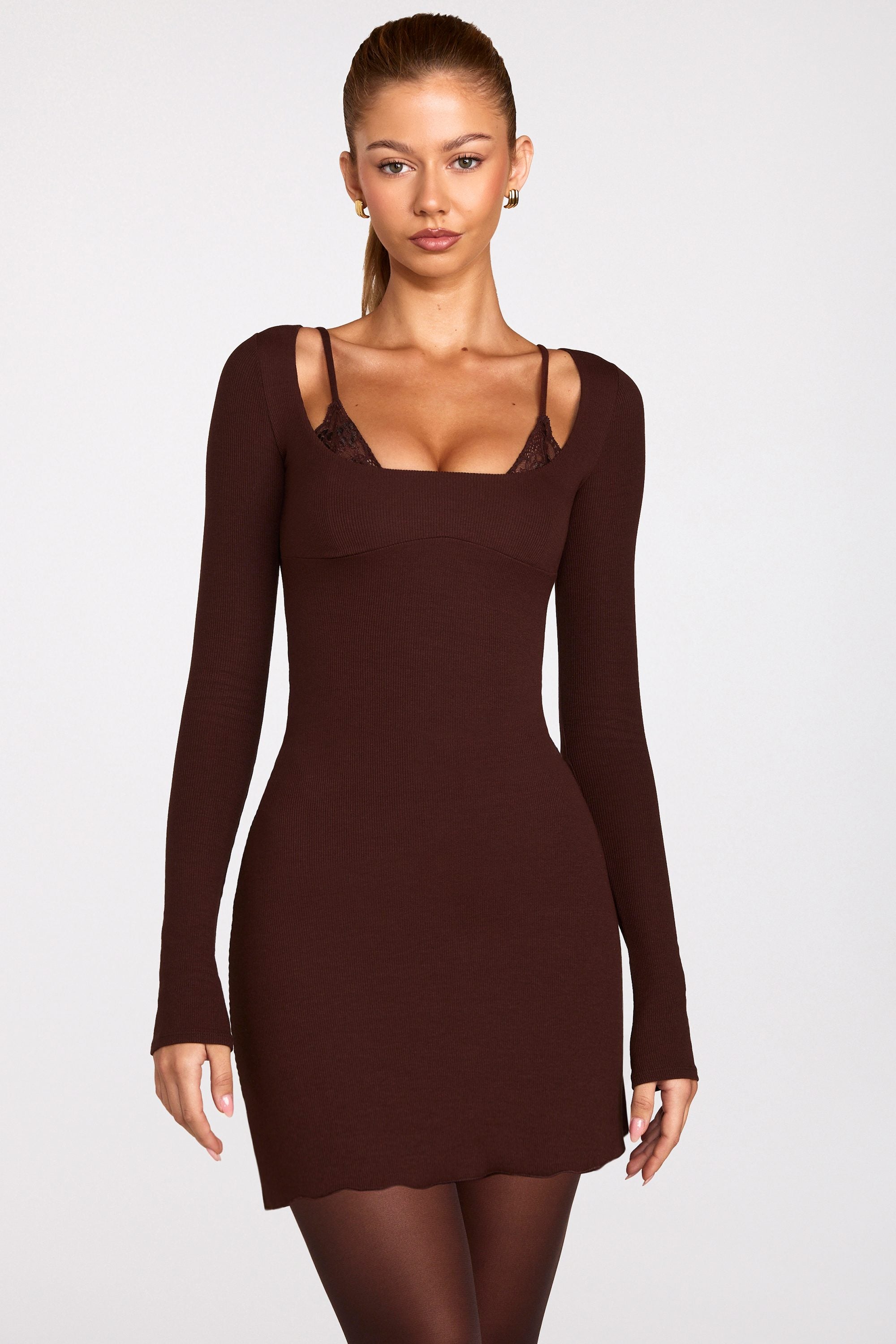 robe moderne chocolat