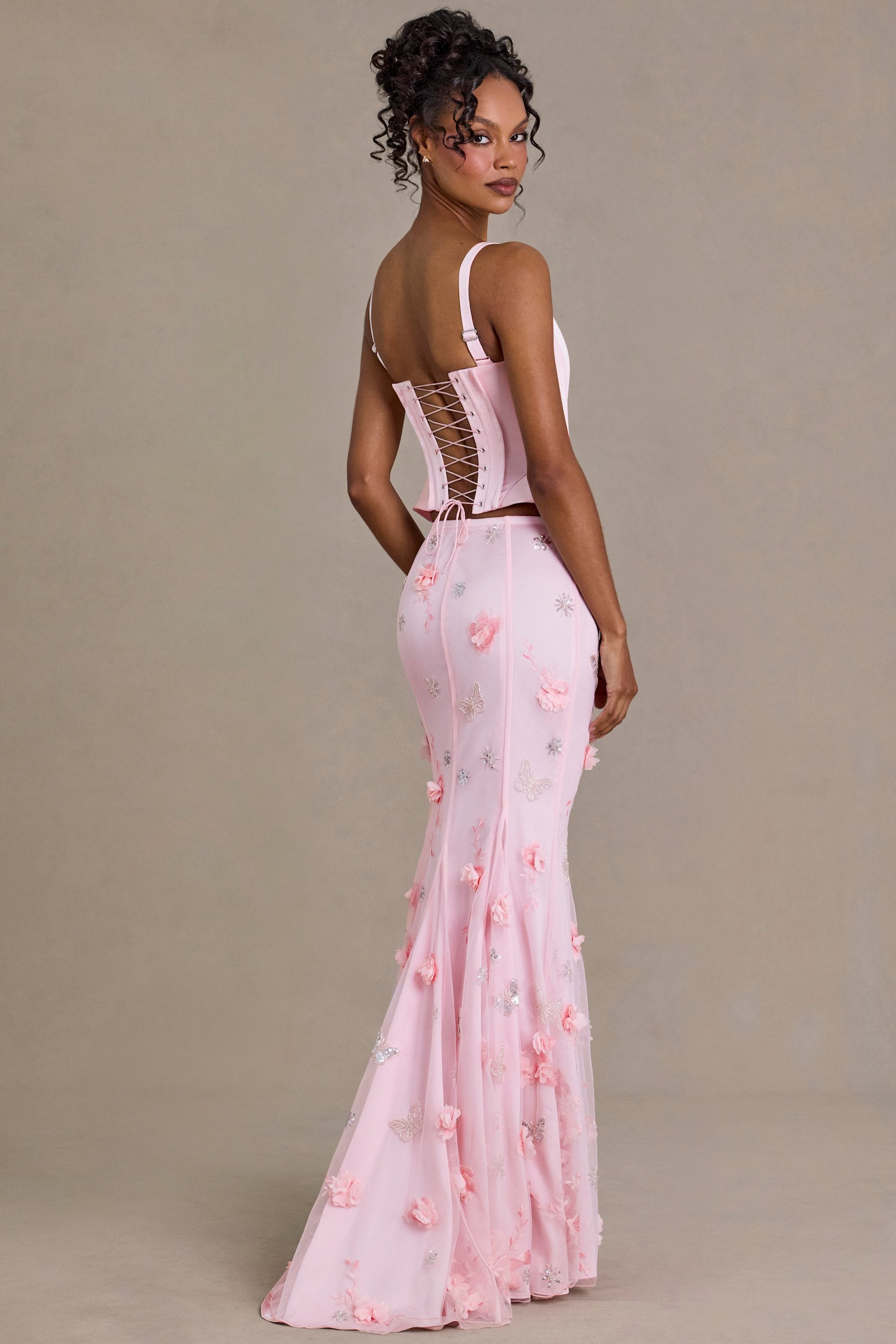 corset rose doux