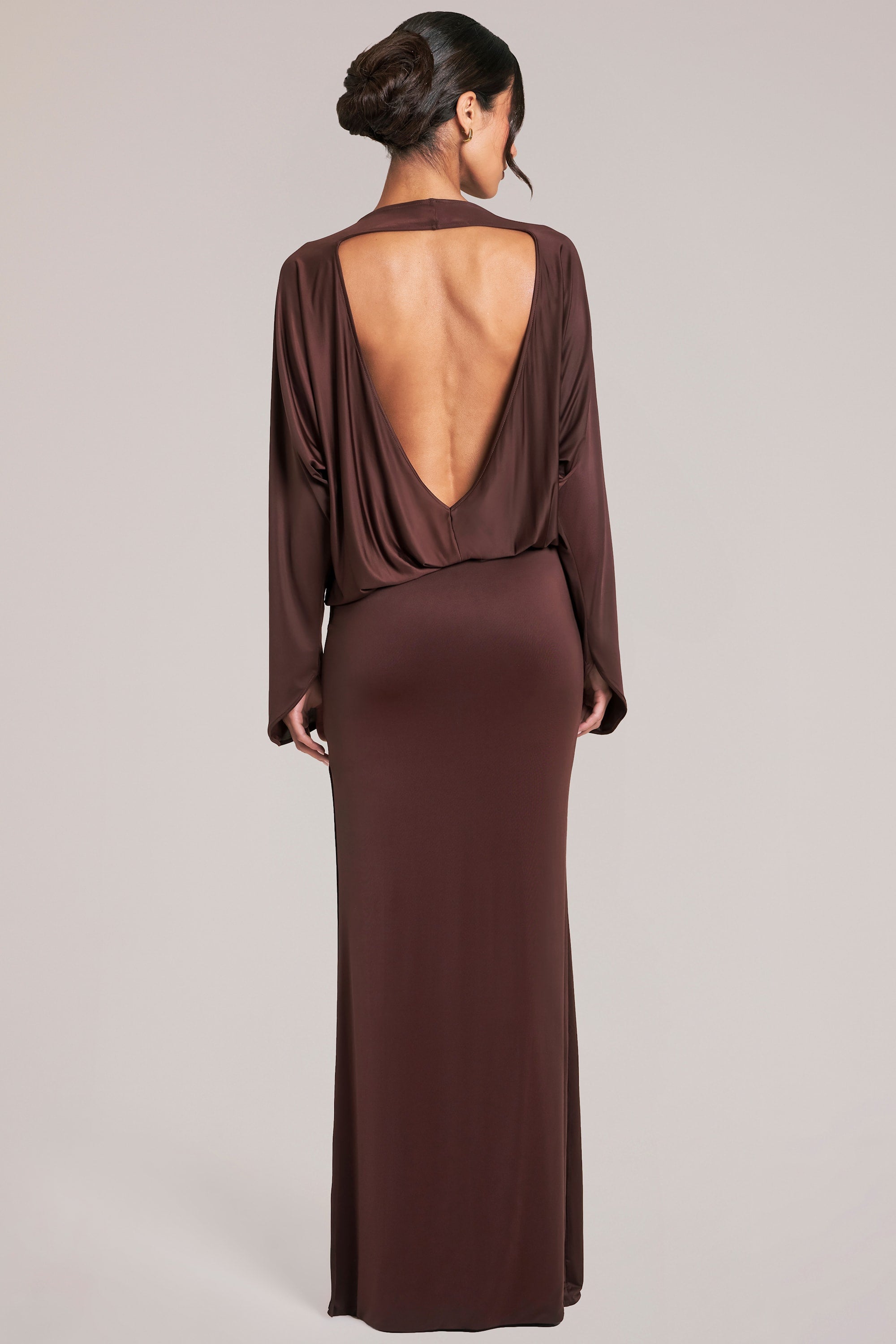 robe longue dos ouvert