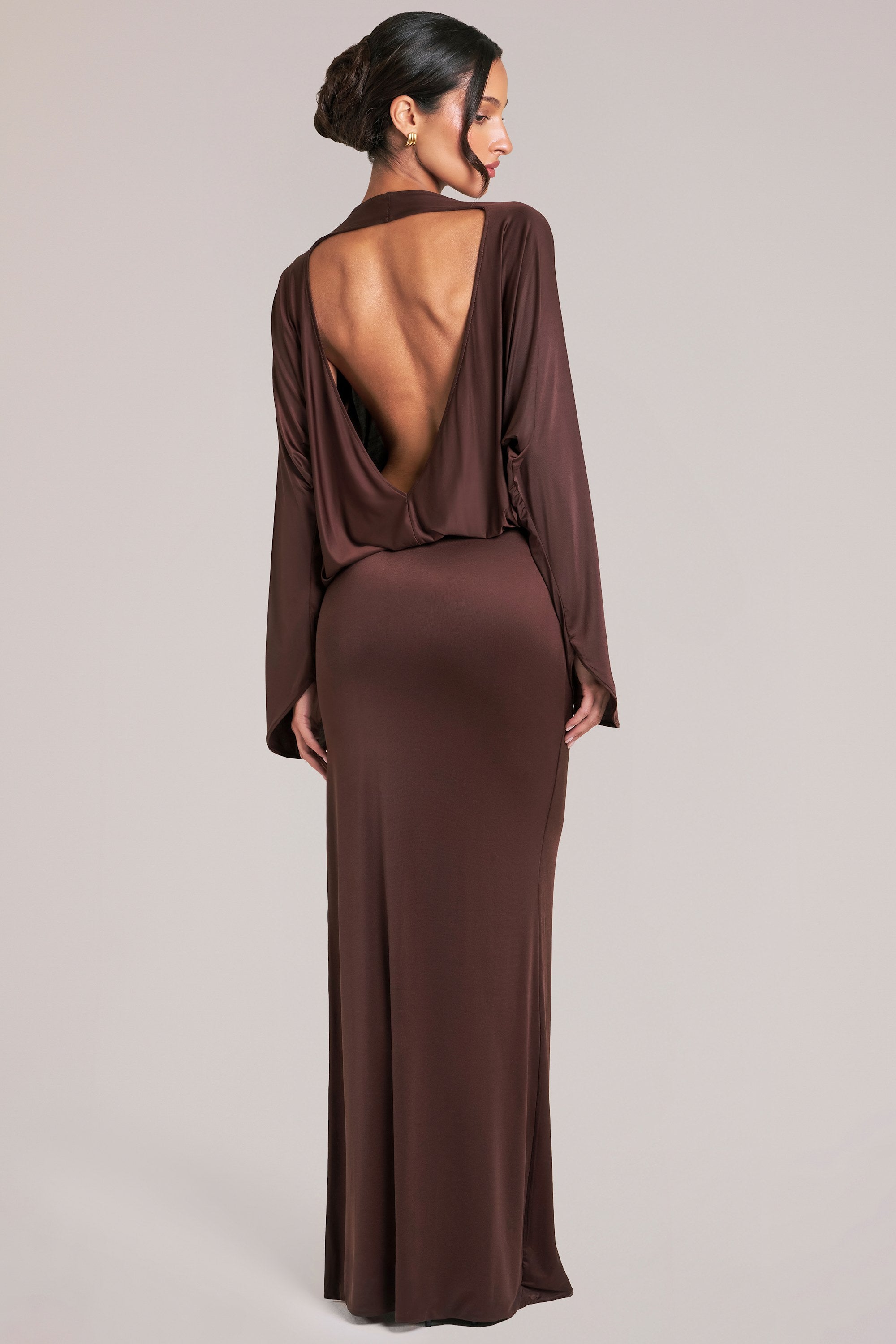 robe maxi manches longues