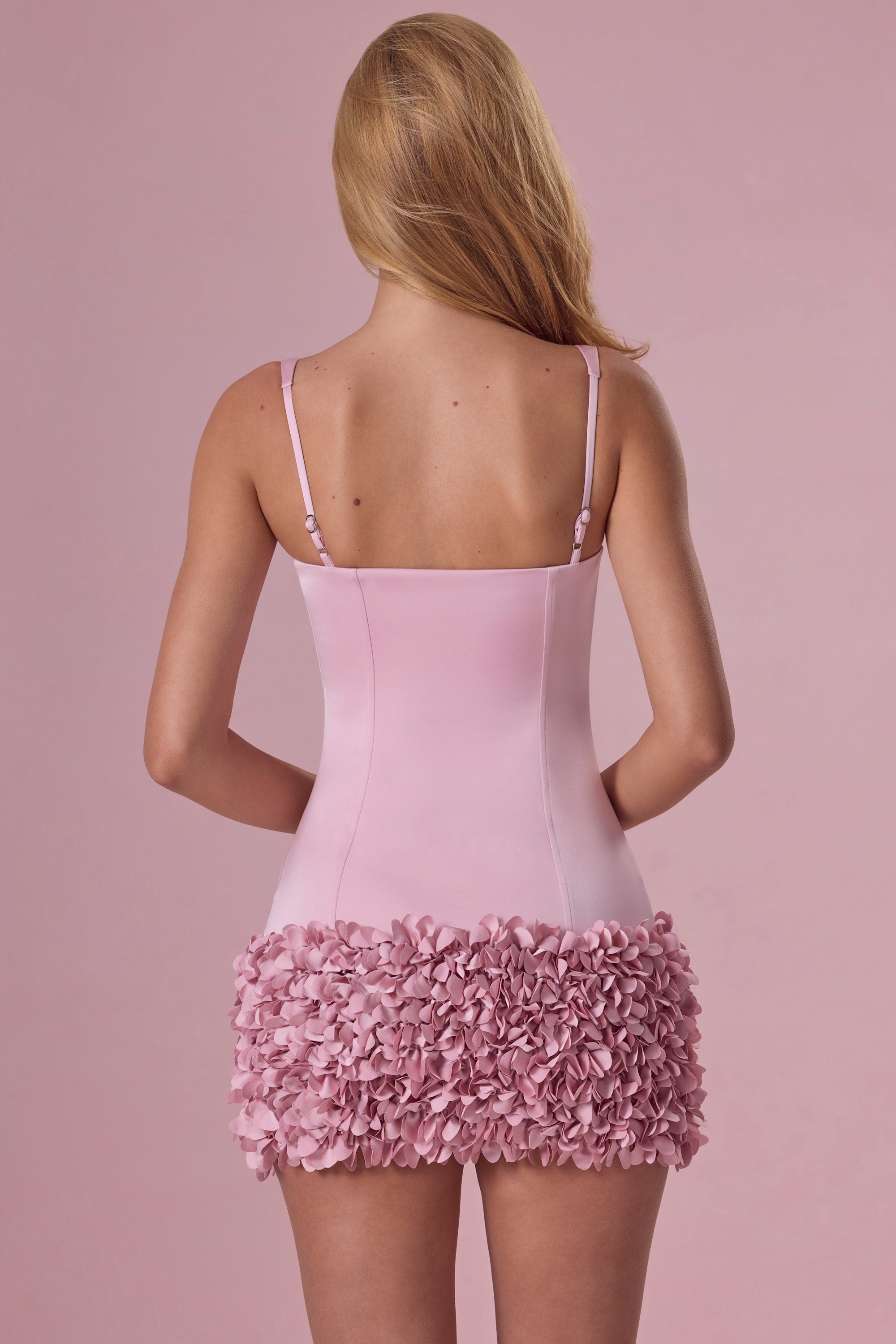 Mini Dress avec finition florale