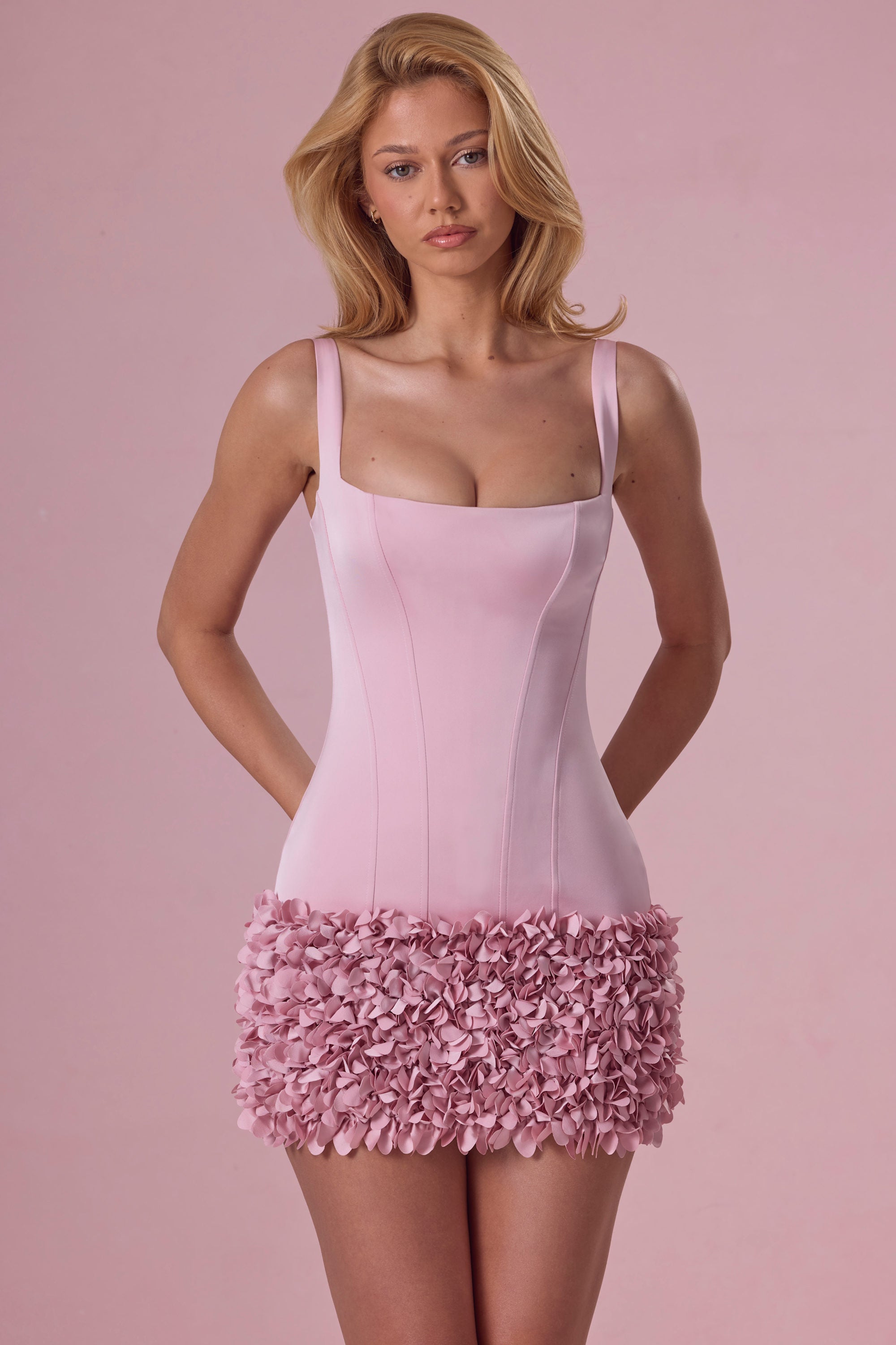 robe mini avec corsage
