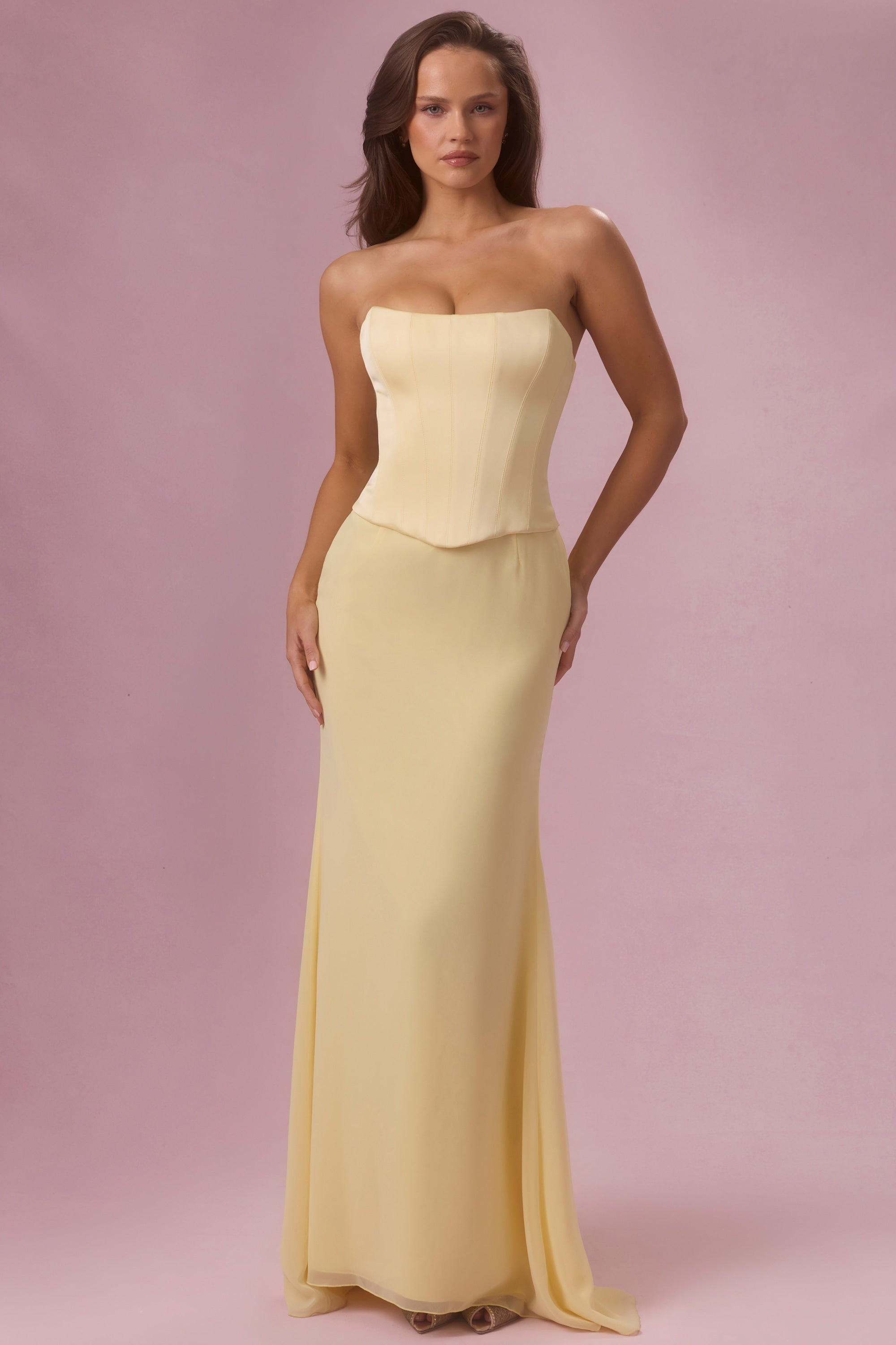 robe mariage corset-dress satin