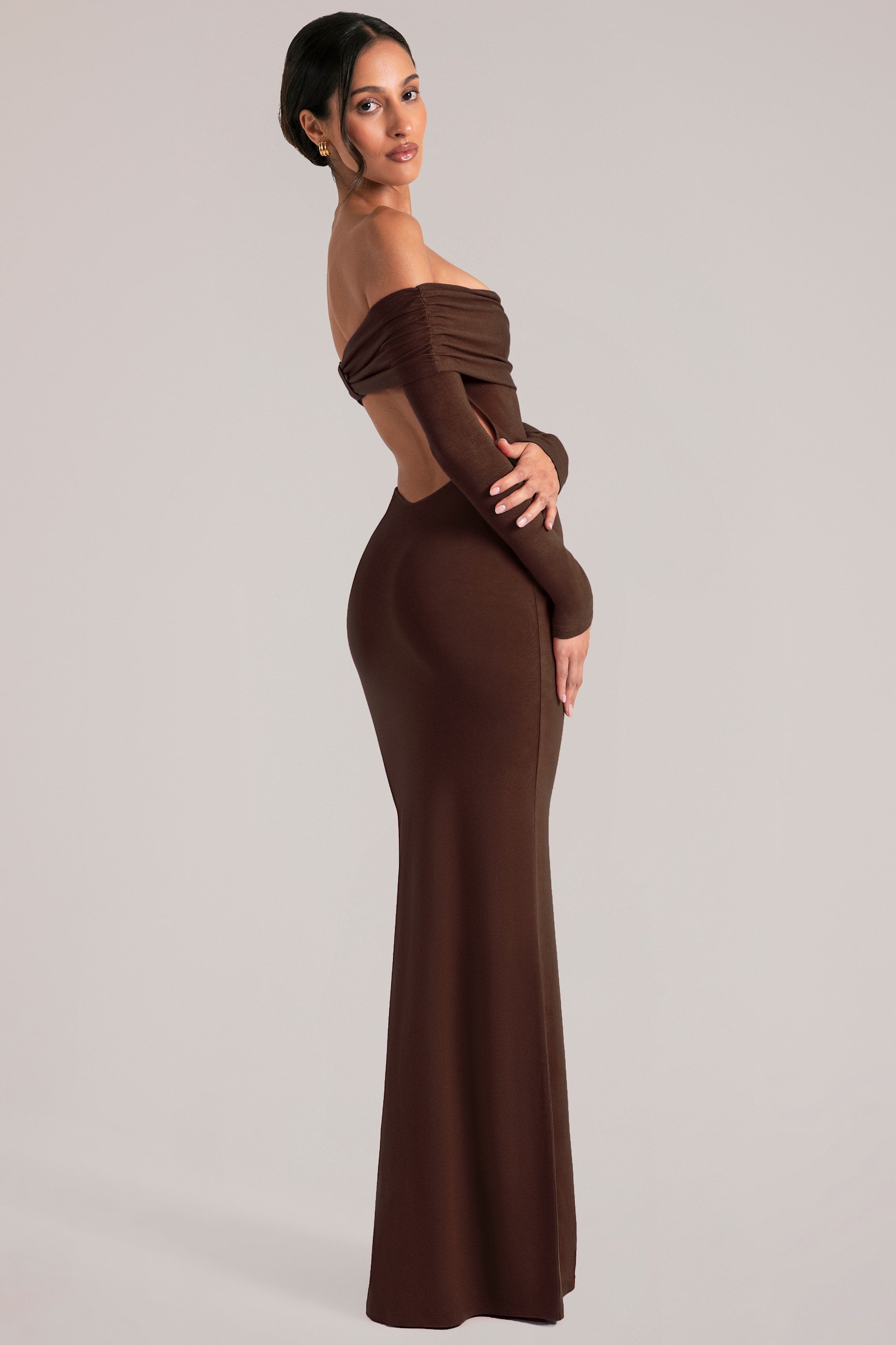 robe occasion spéciale chocolat