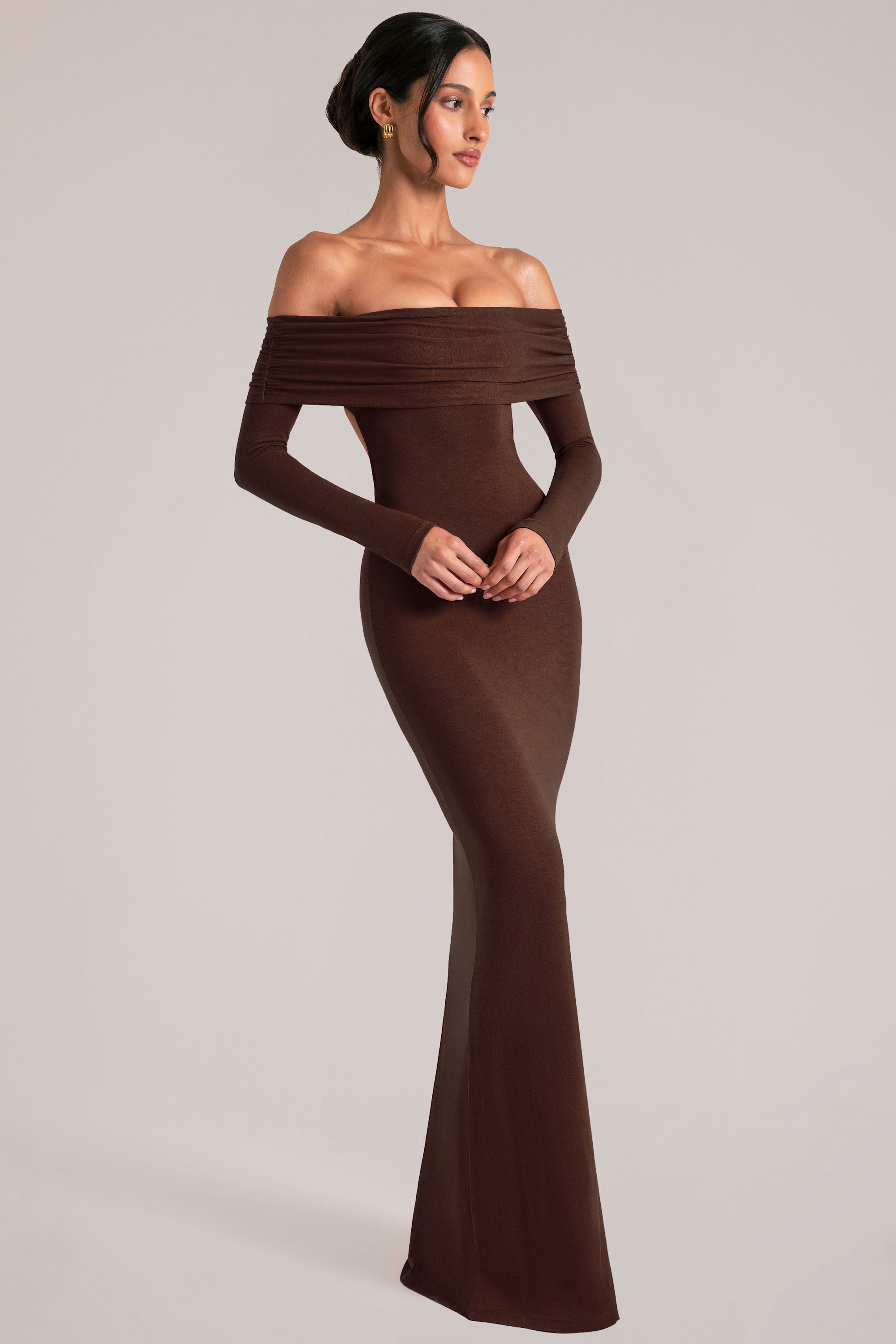 robe maxi chocolat