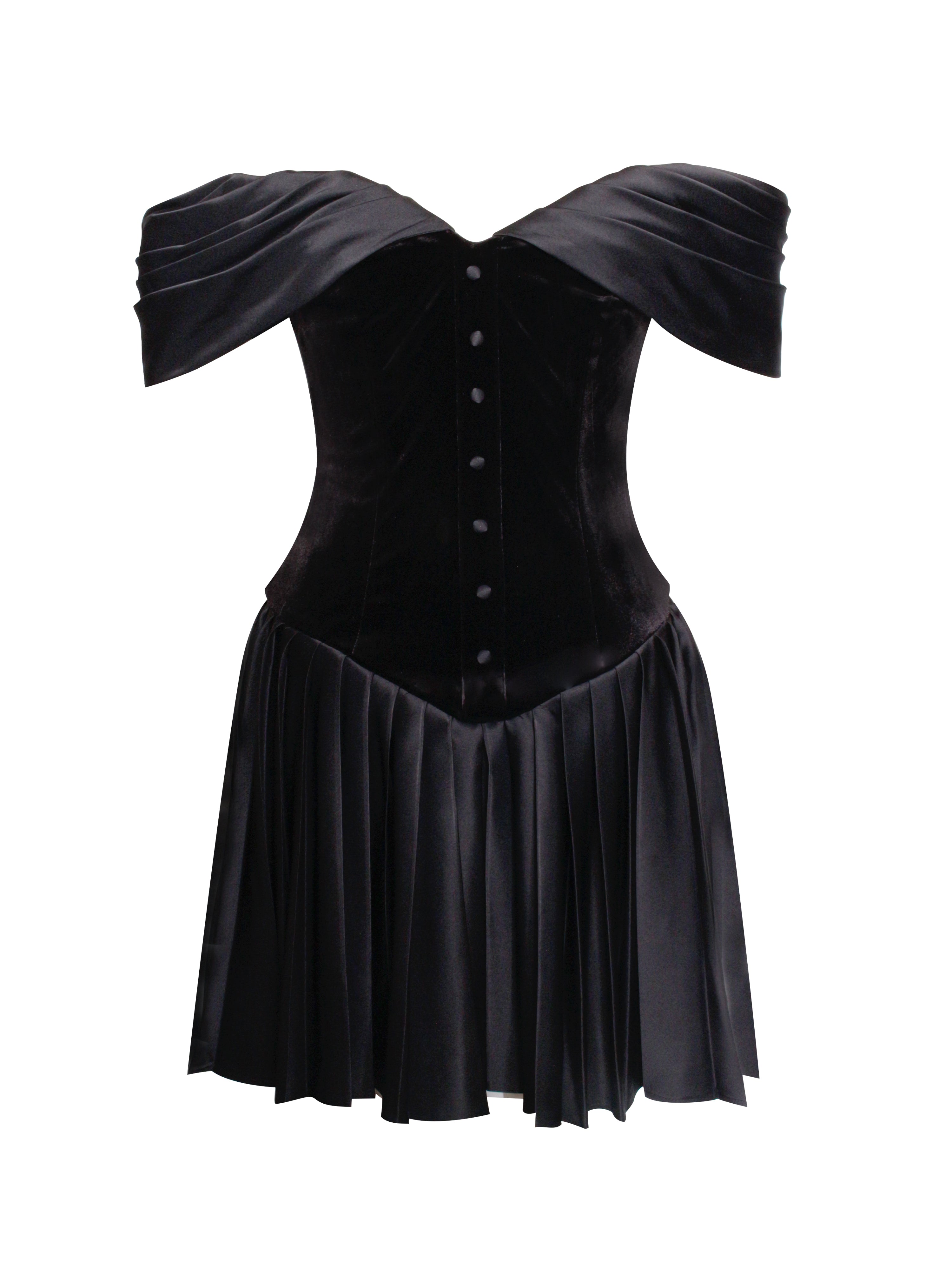 véritable robe en velours