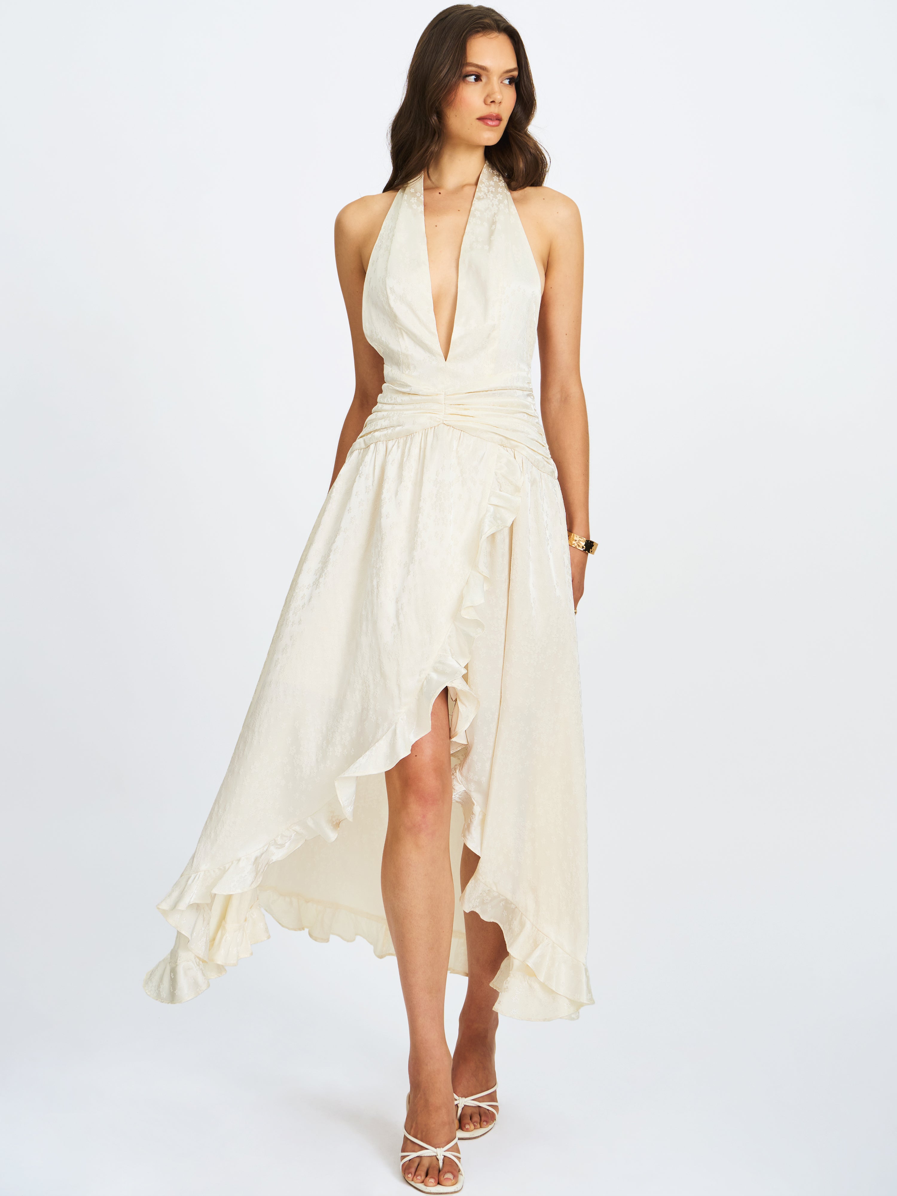 robe à encolure en V
