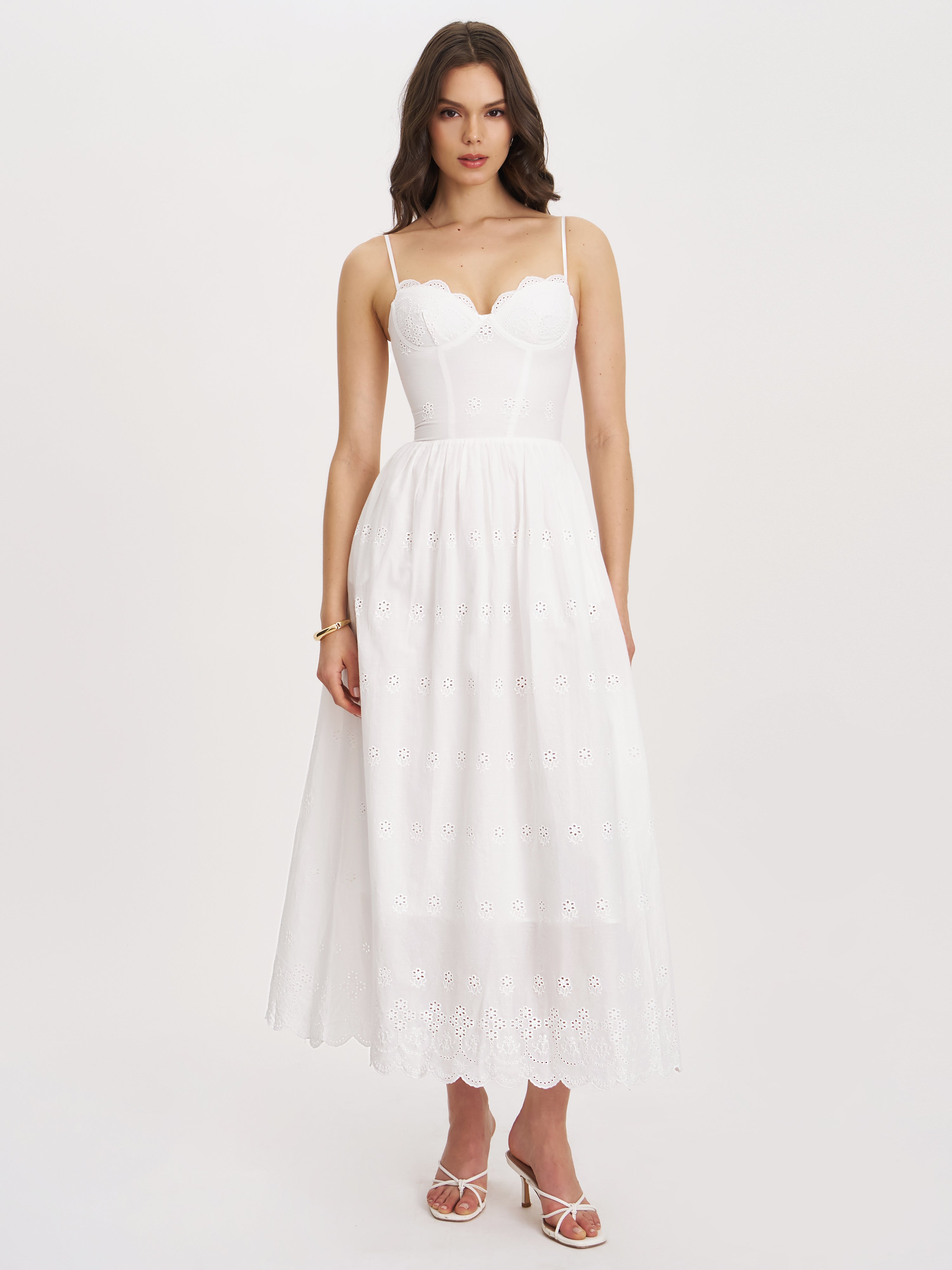 robe maxi coton blanc