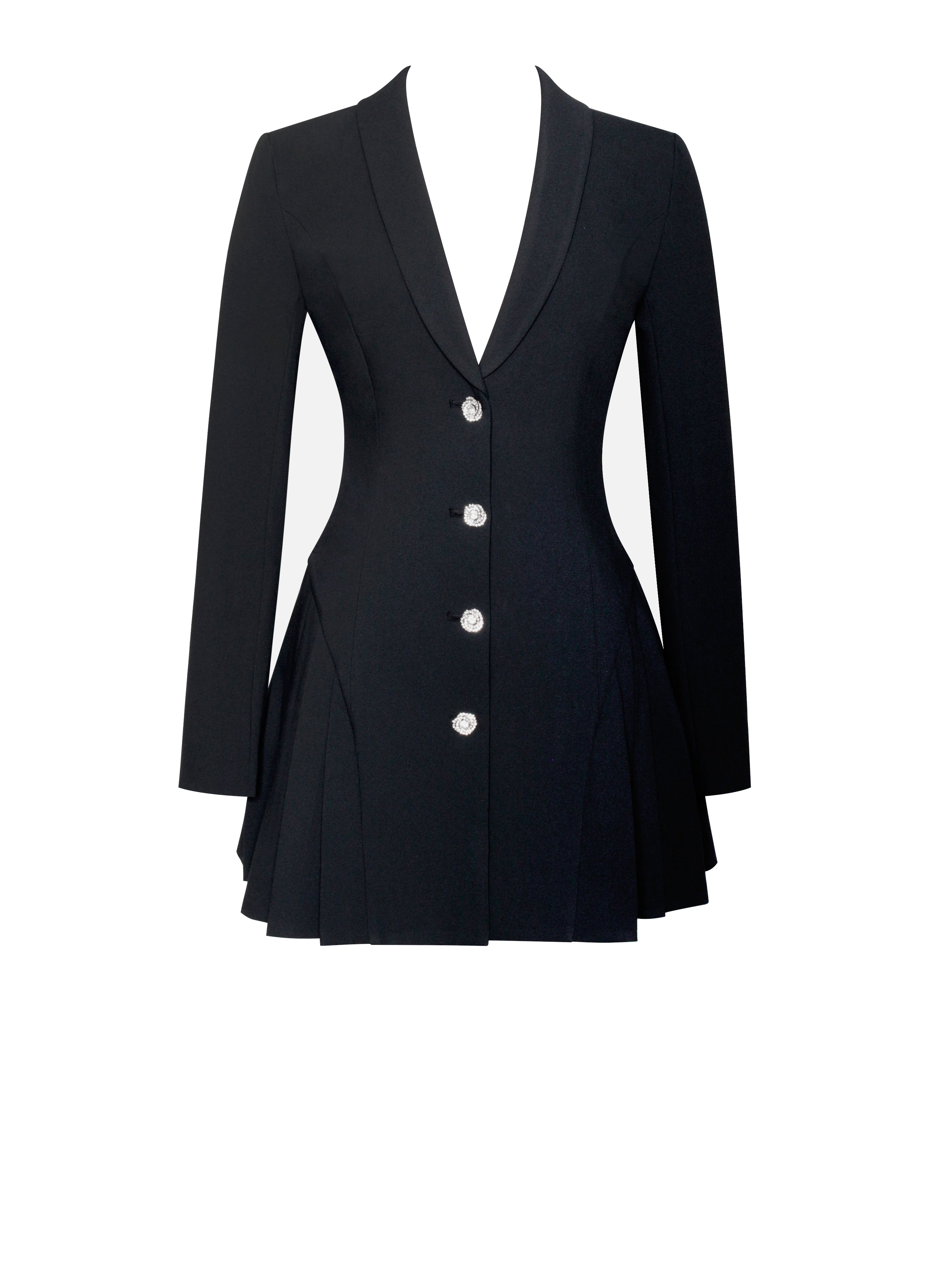 Robe de soirée avec détails cristaux