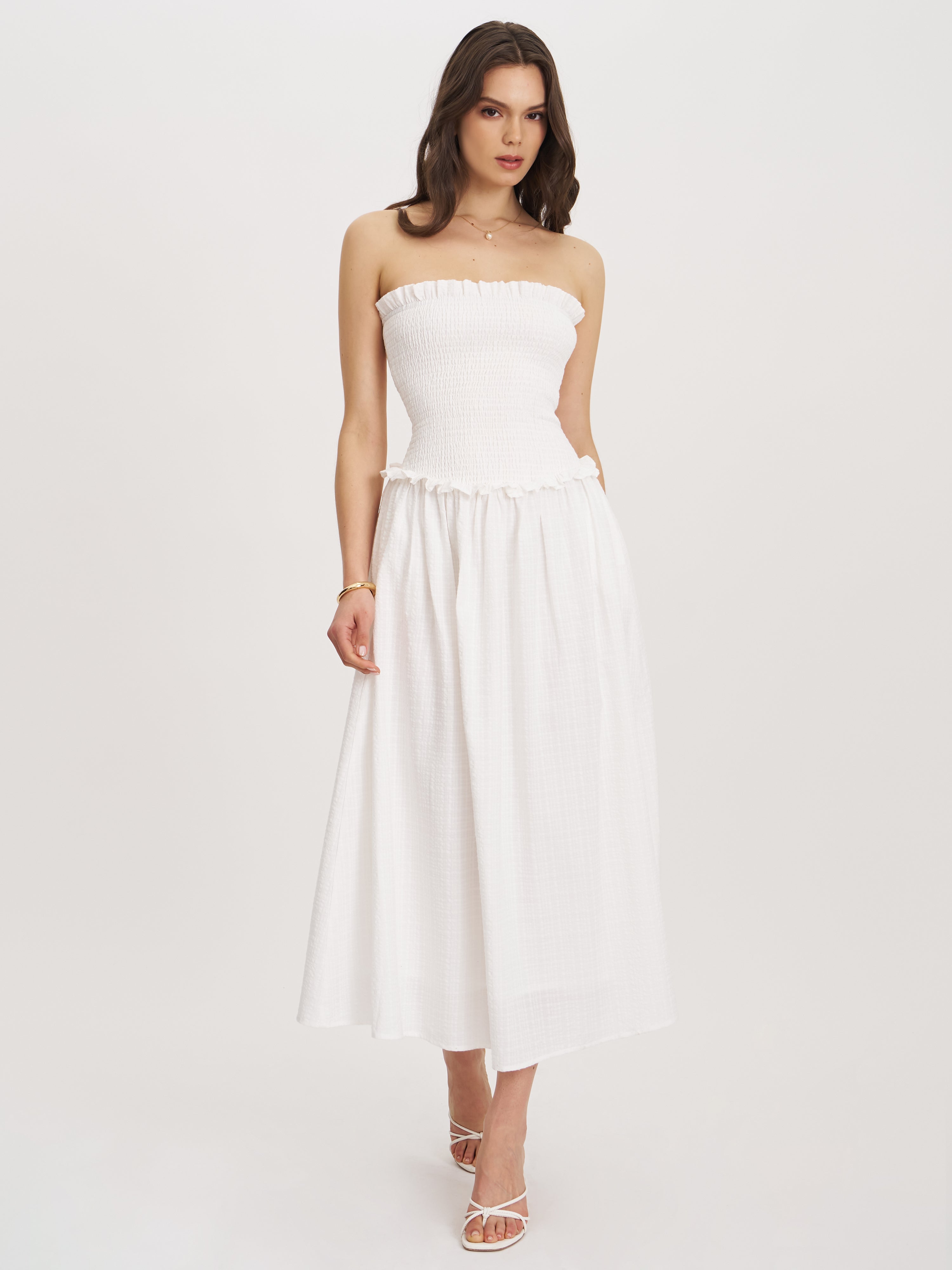 robe smockée confort