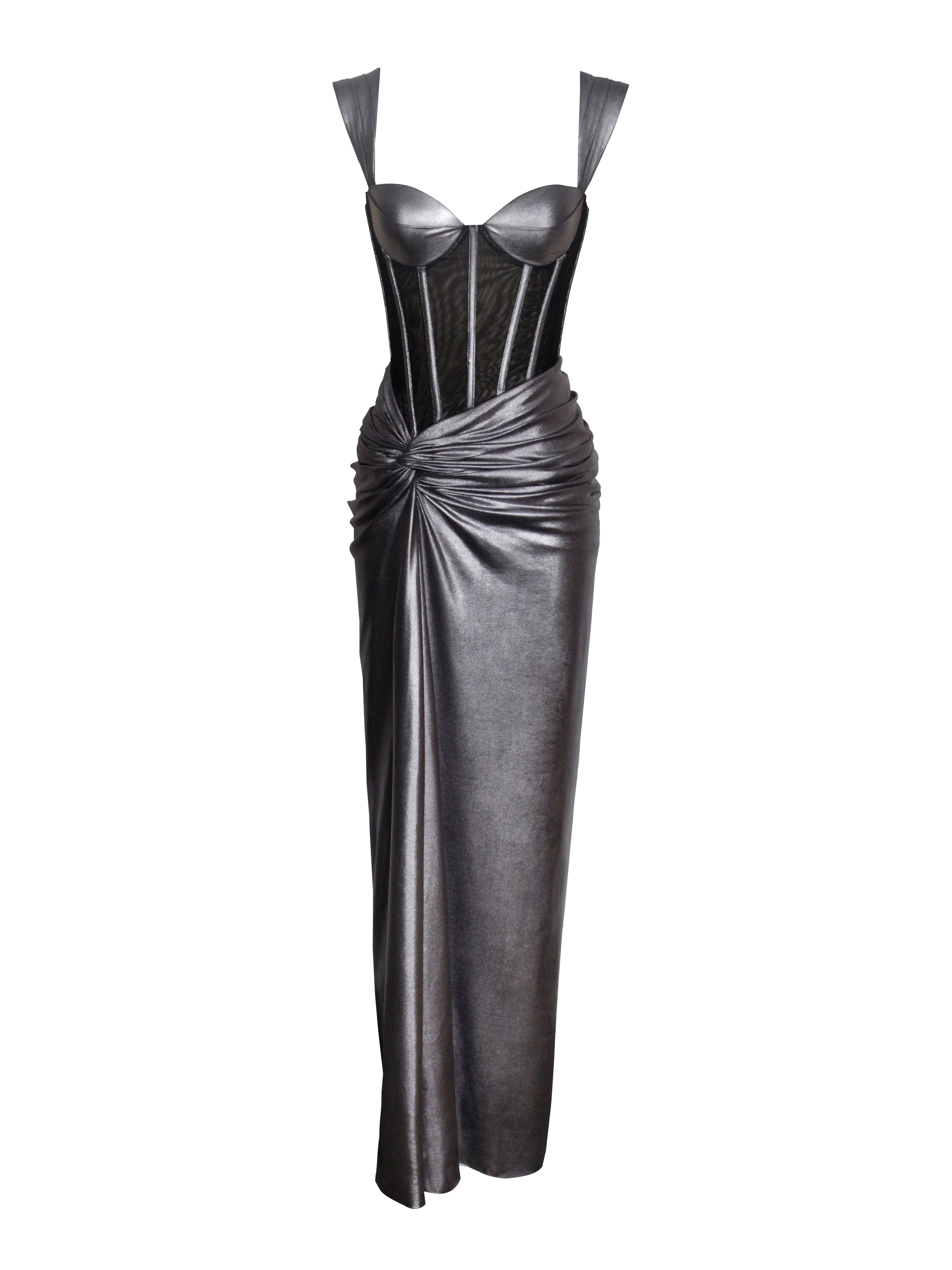 robe corset soiree glamour