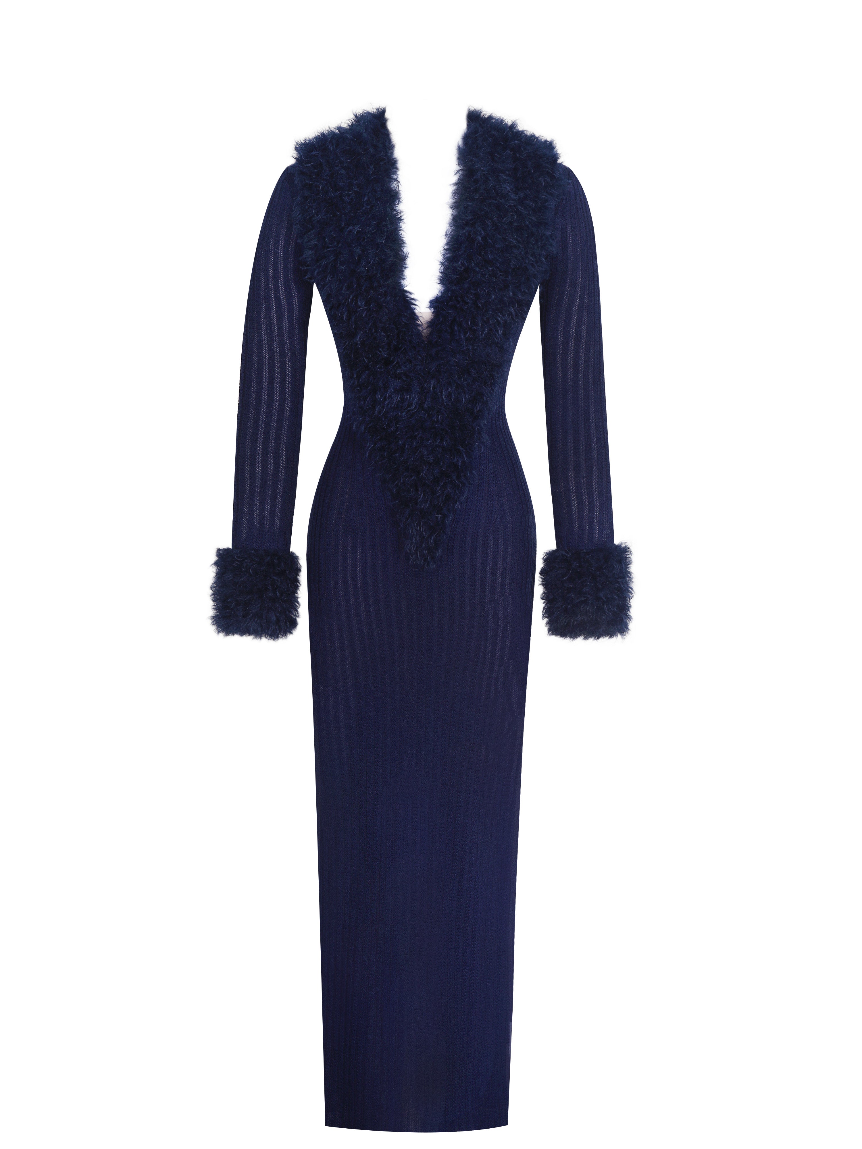 robe hiver marine