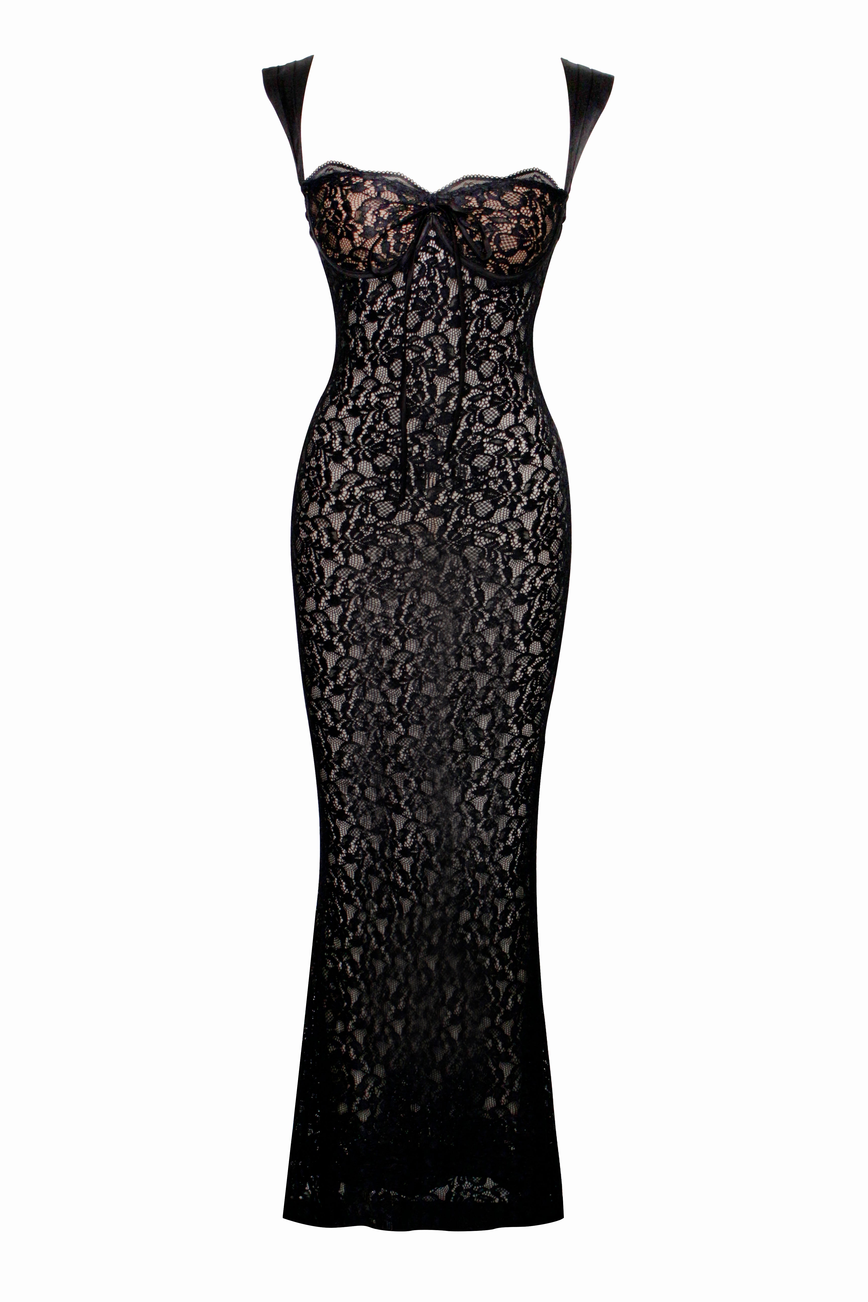 robe noire glamour Veronica