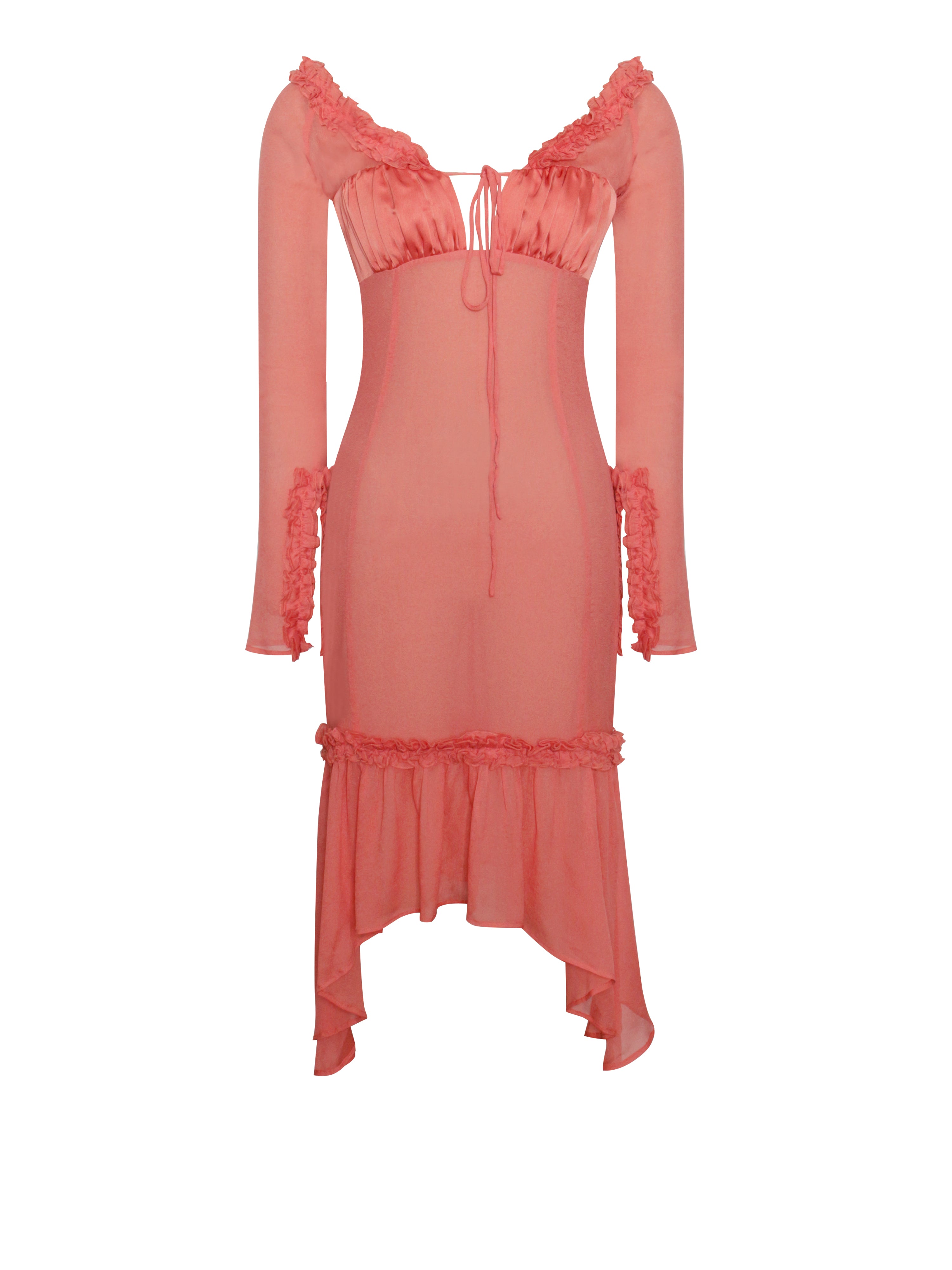 robe satin sophistiquée