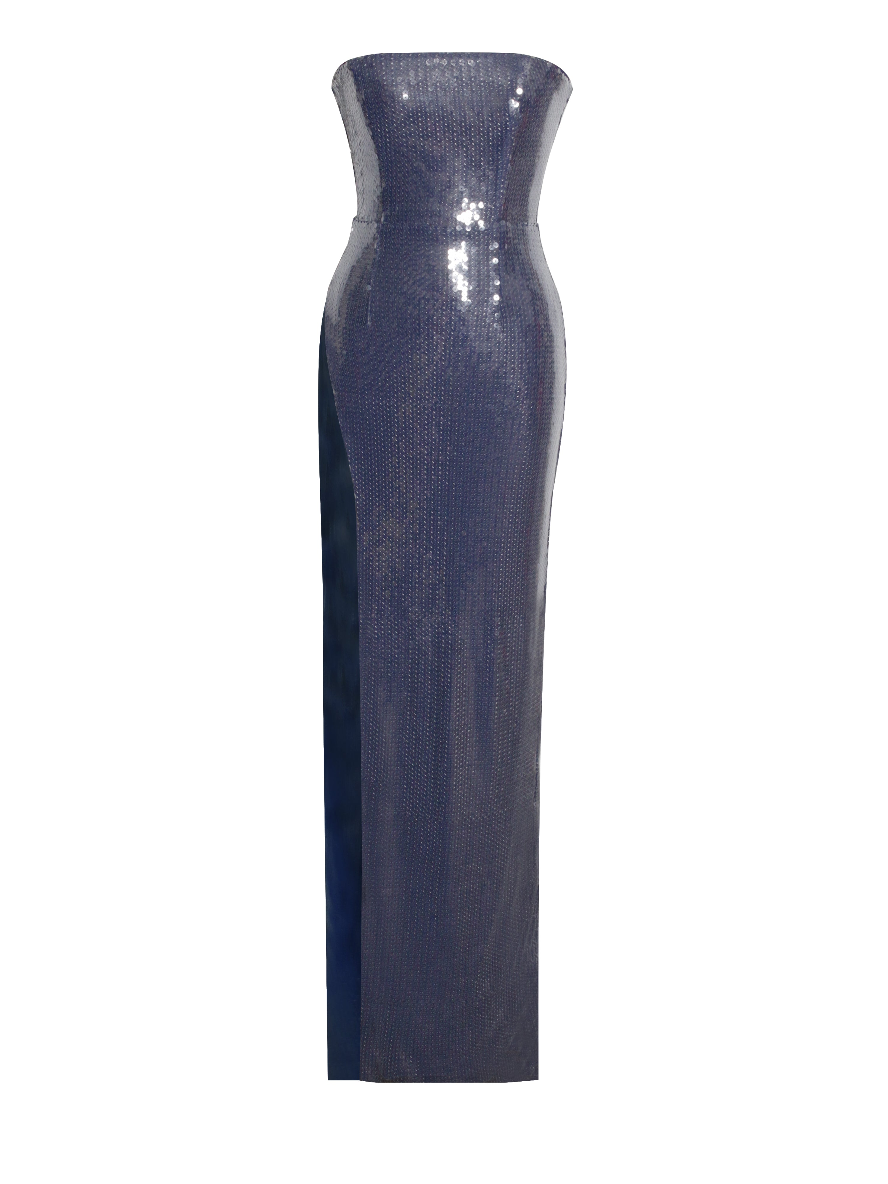 Robe longue fente