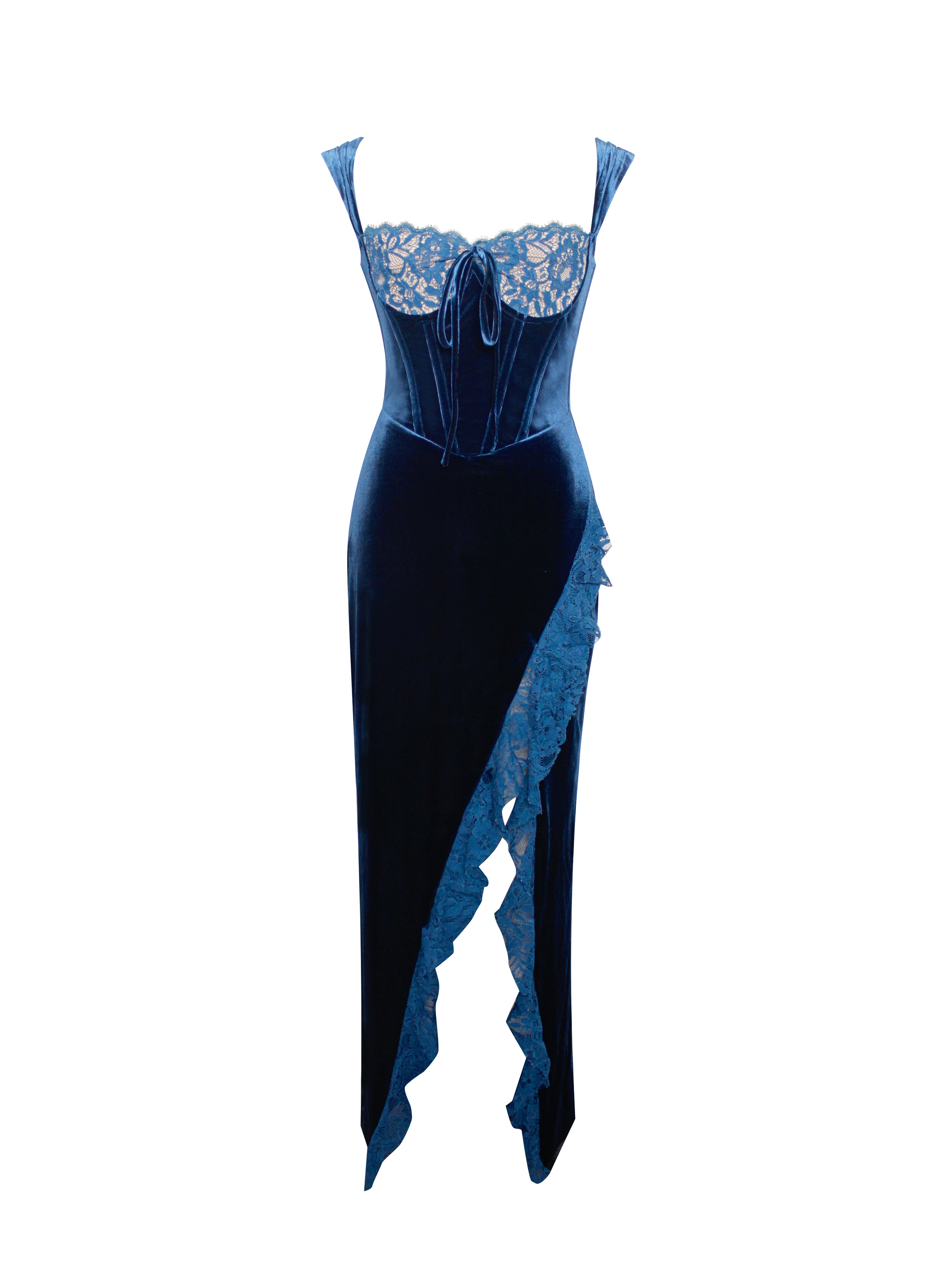 robe de soirée Odilia teal