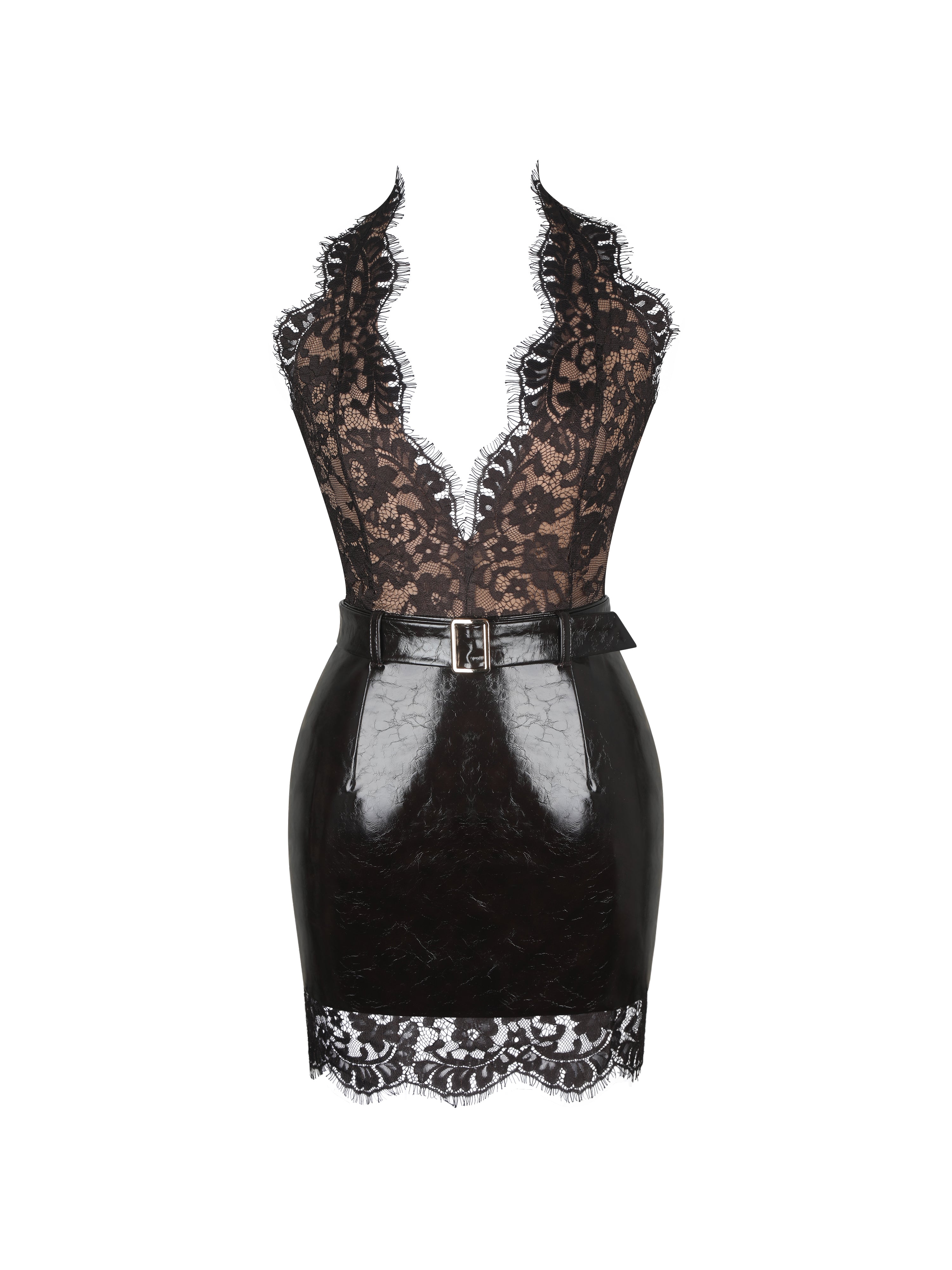 robe féminine acajou