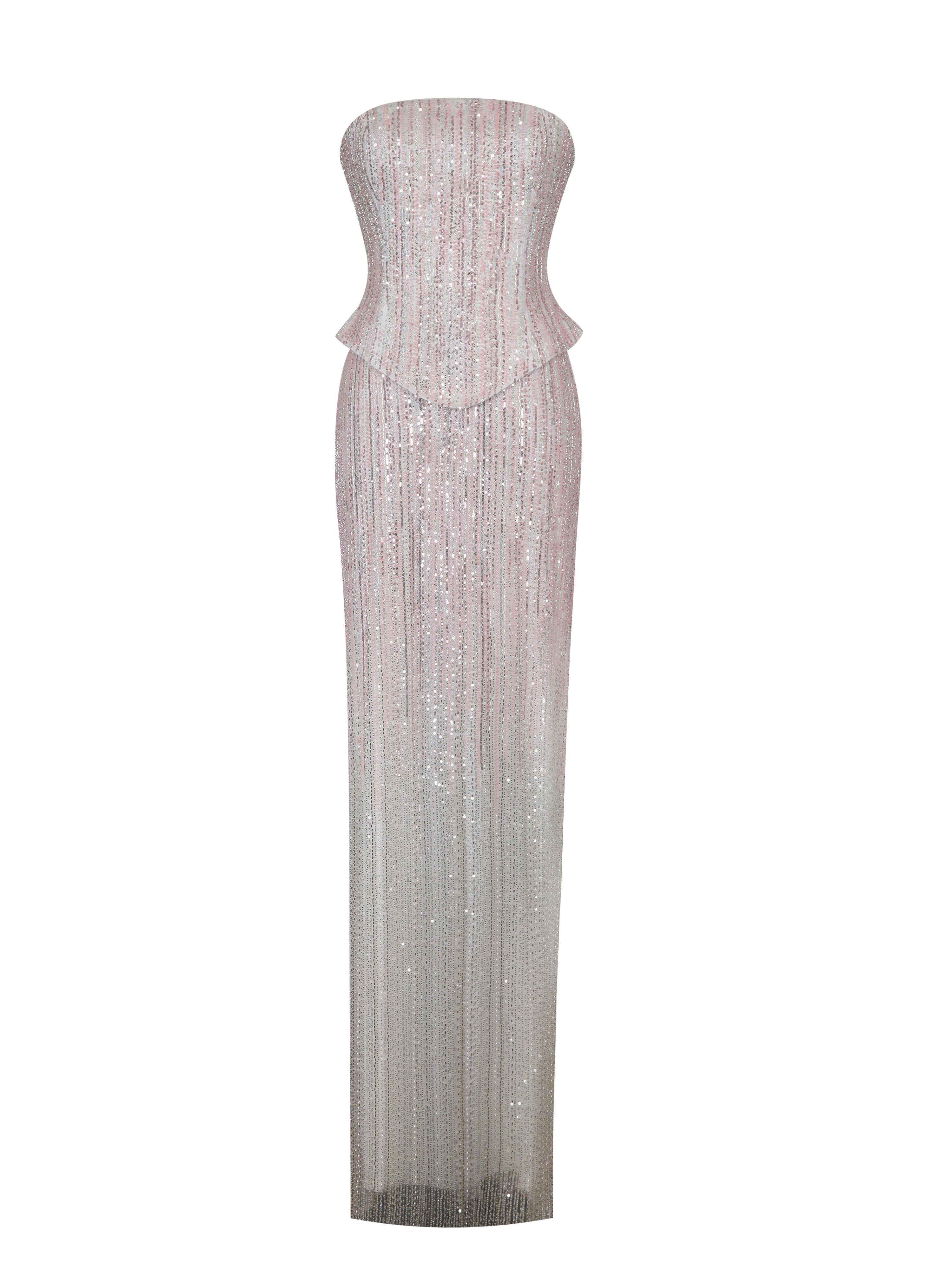 robe à dégradé de couleur