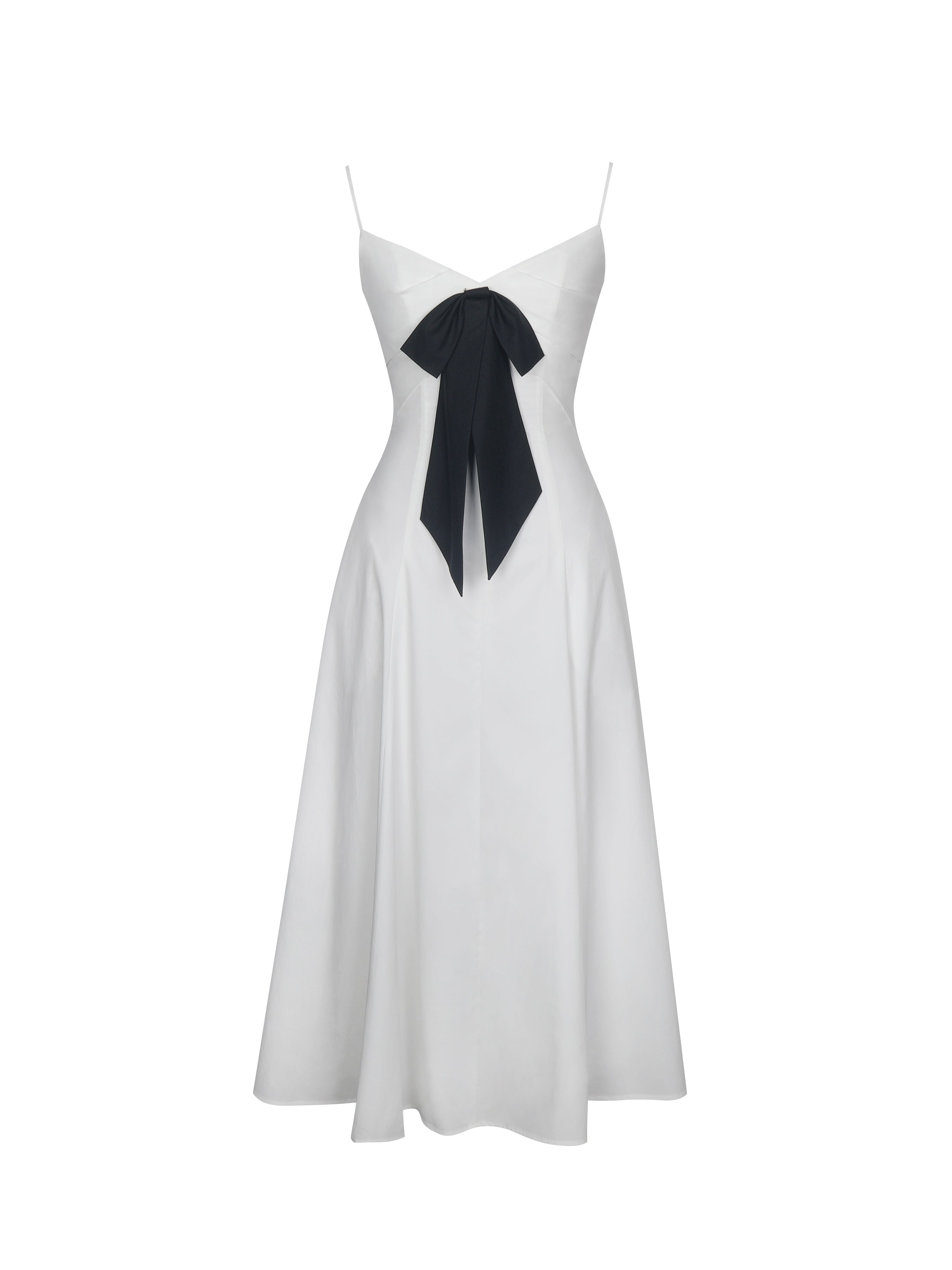 robe corinne blanc poplin