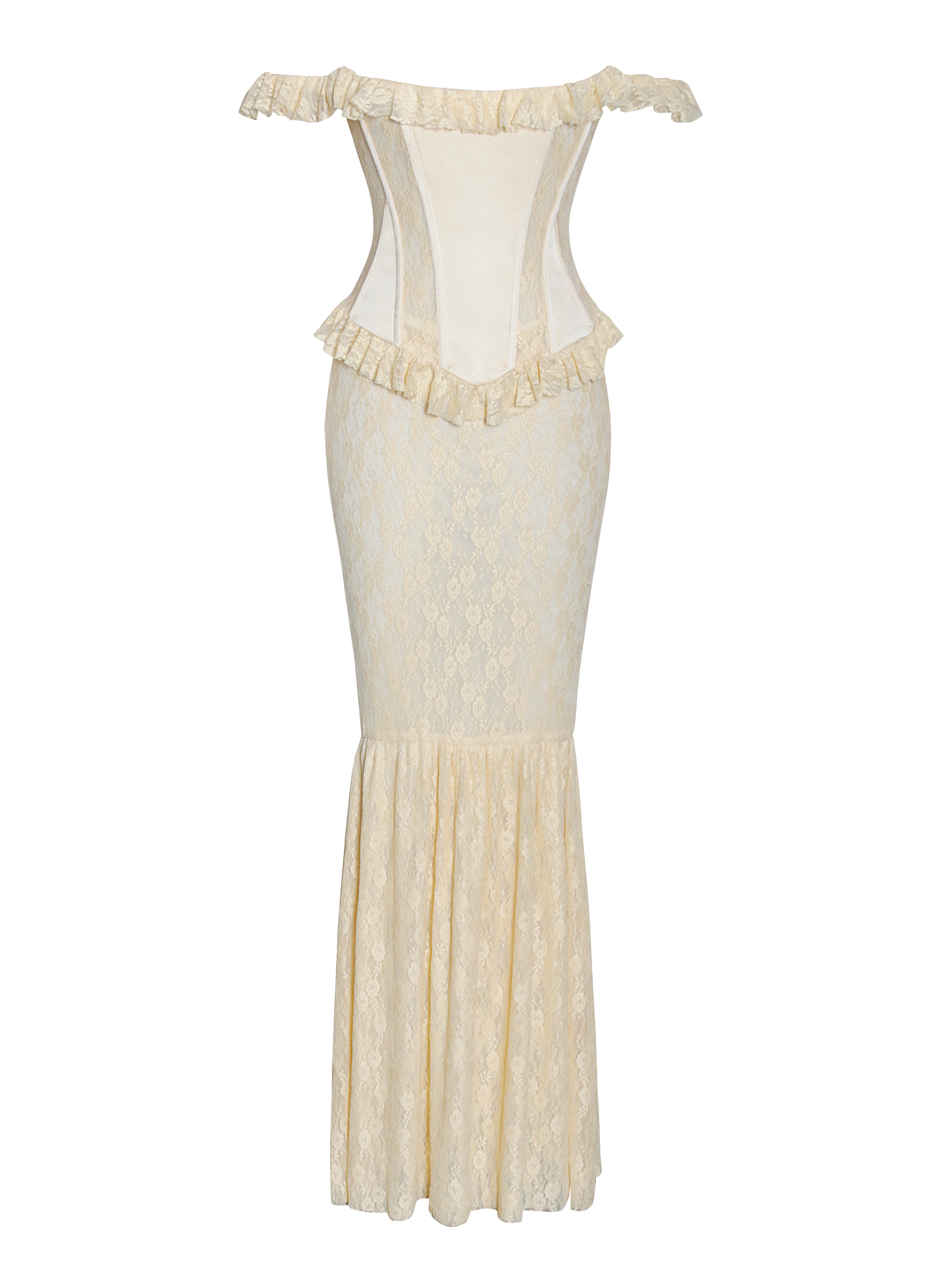 chic robe satin perles
