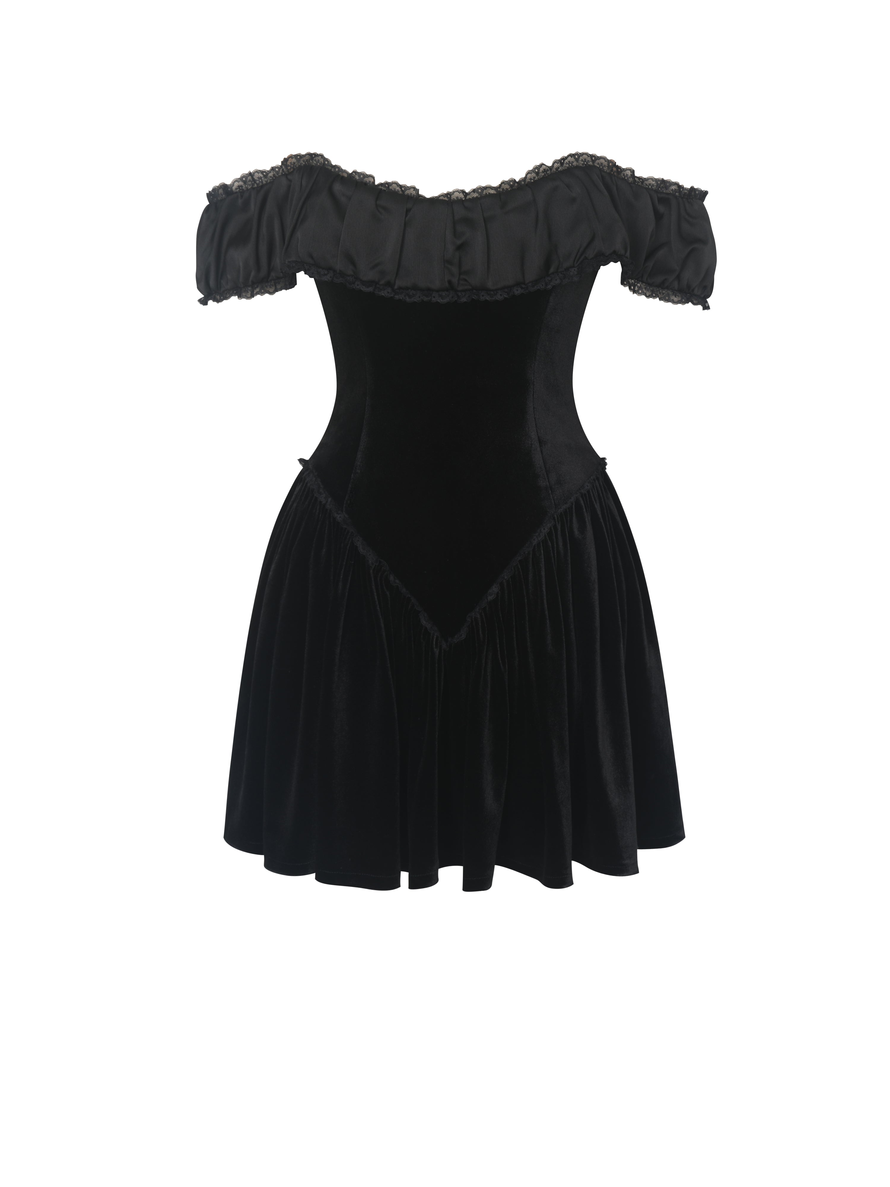 Daisha dress noire élégance