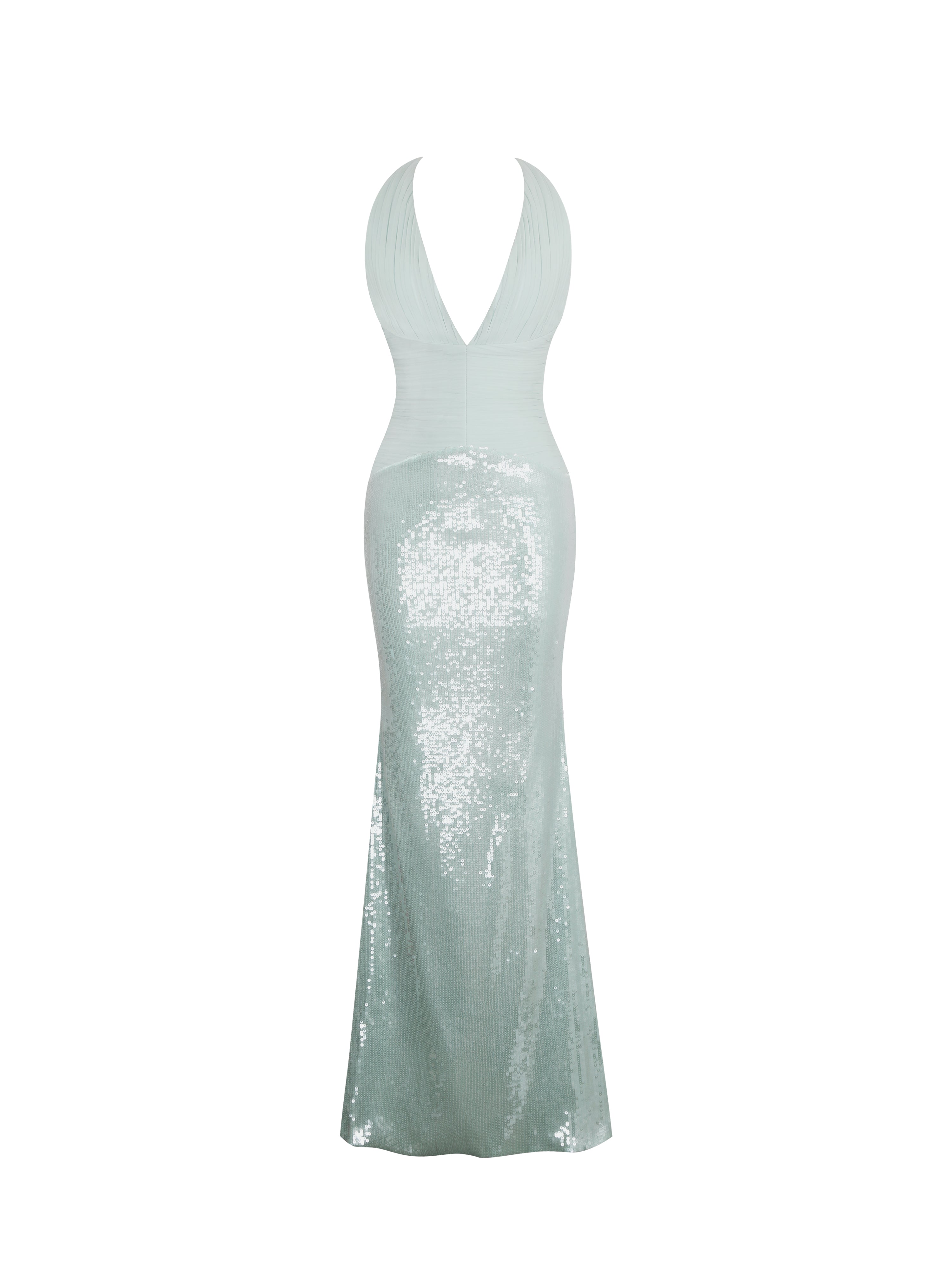 robe raffinée menthe