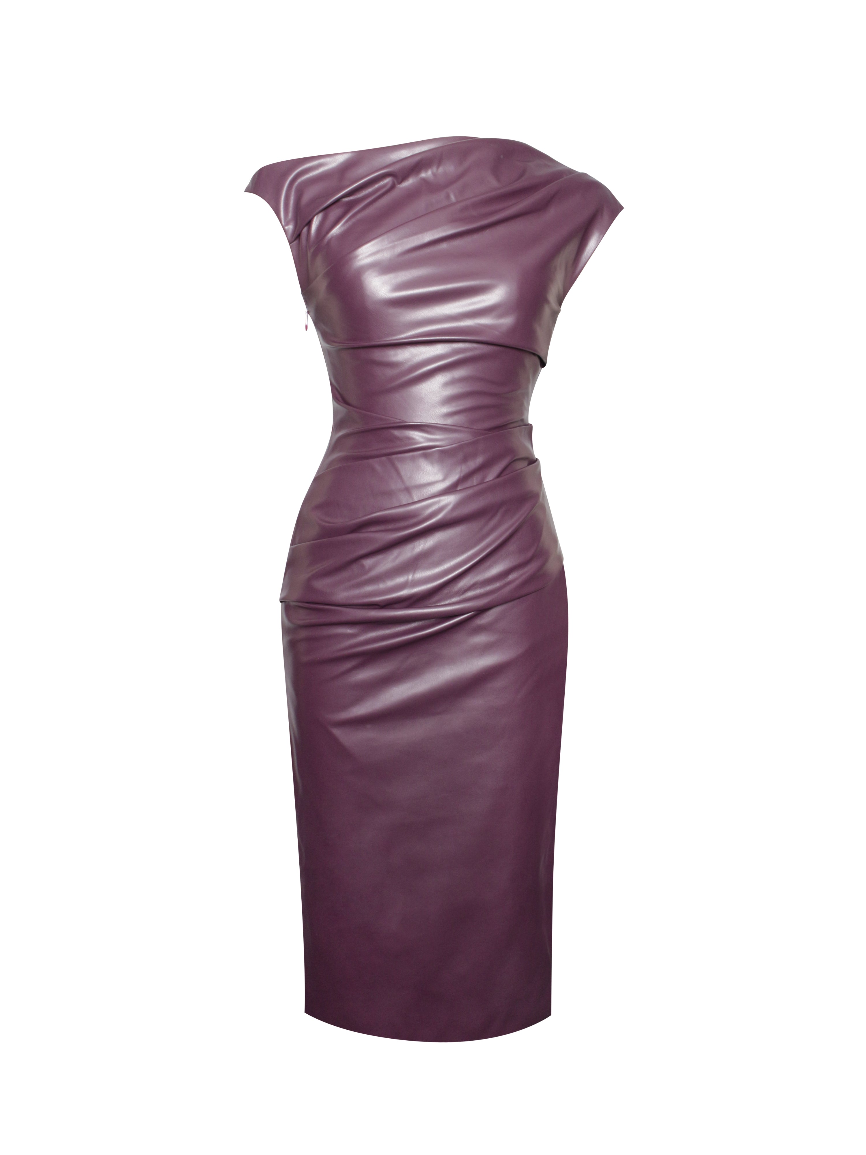 robe à détails froncés