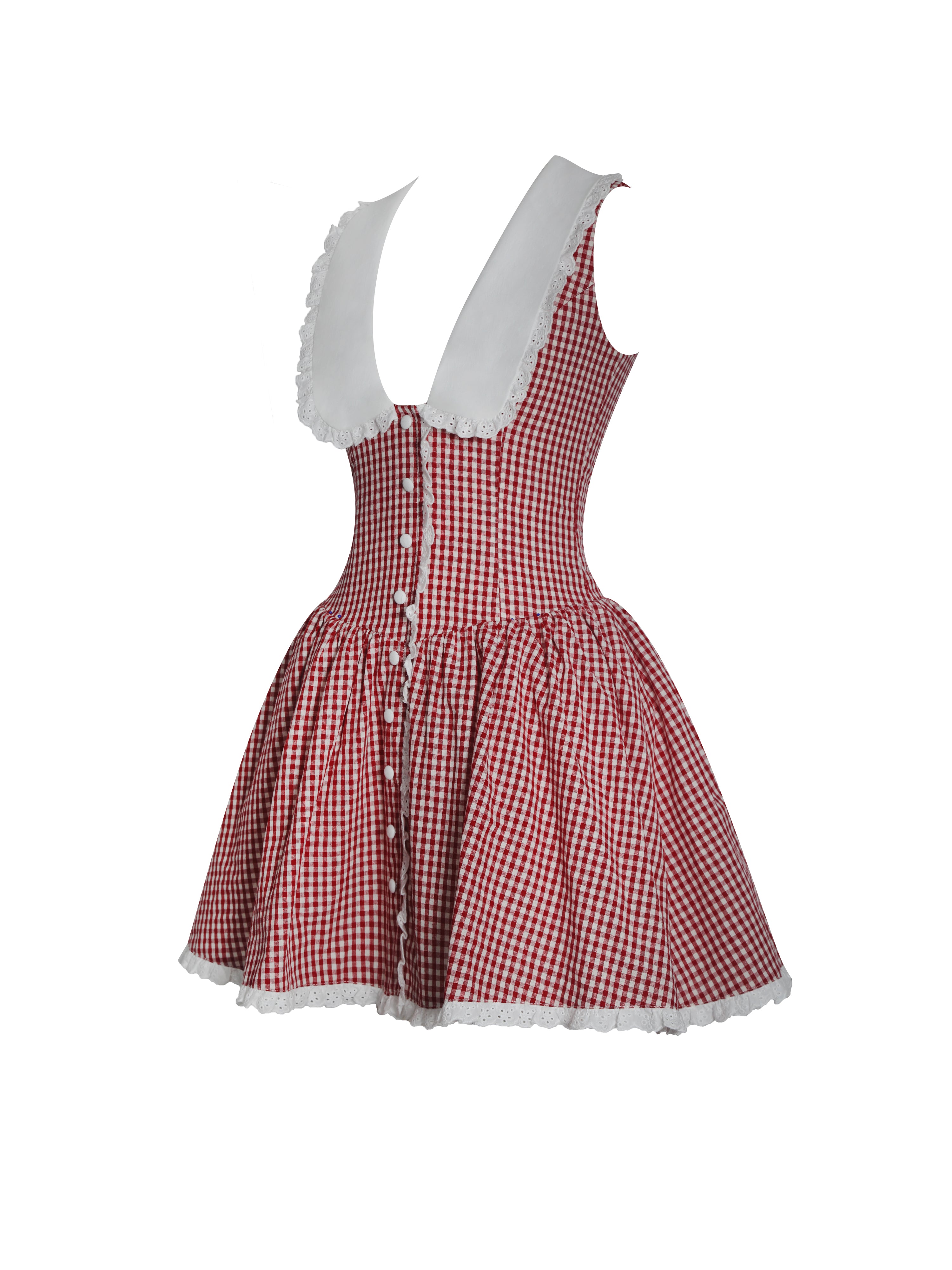 robe rouge doublée confort